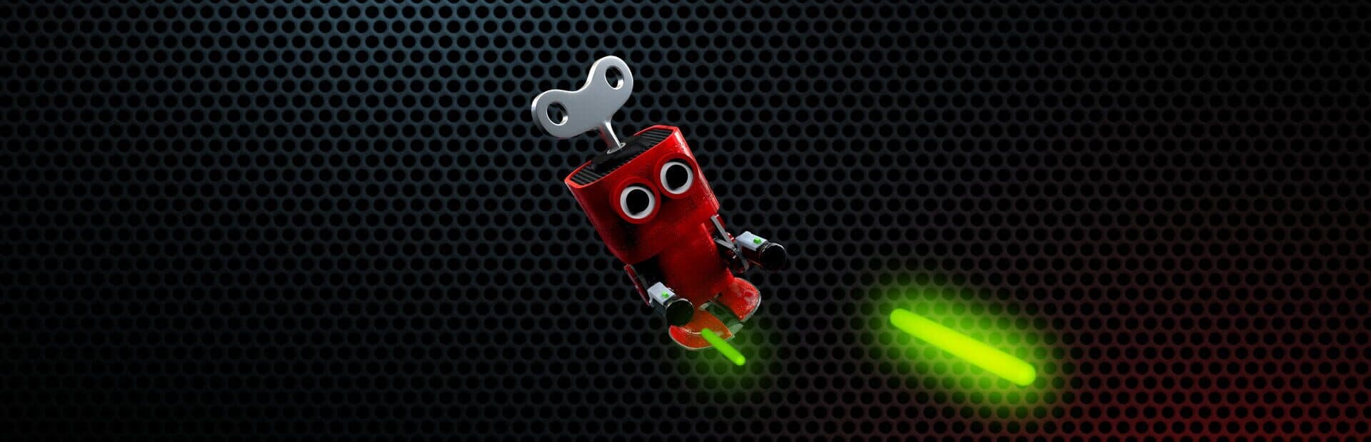 A-Red Walking Robot