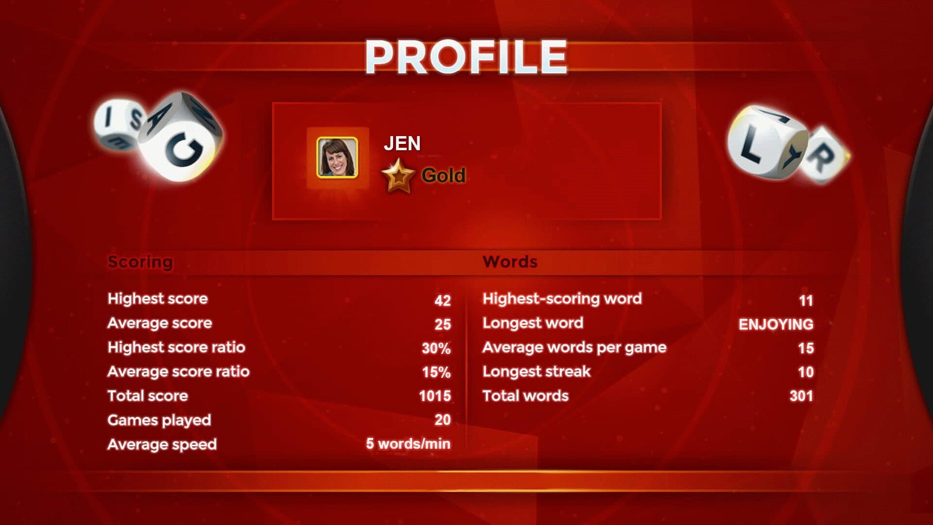 Boggle screenshot 2