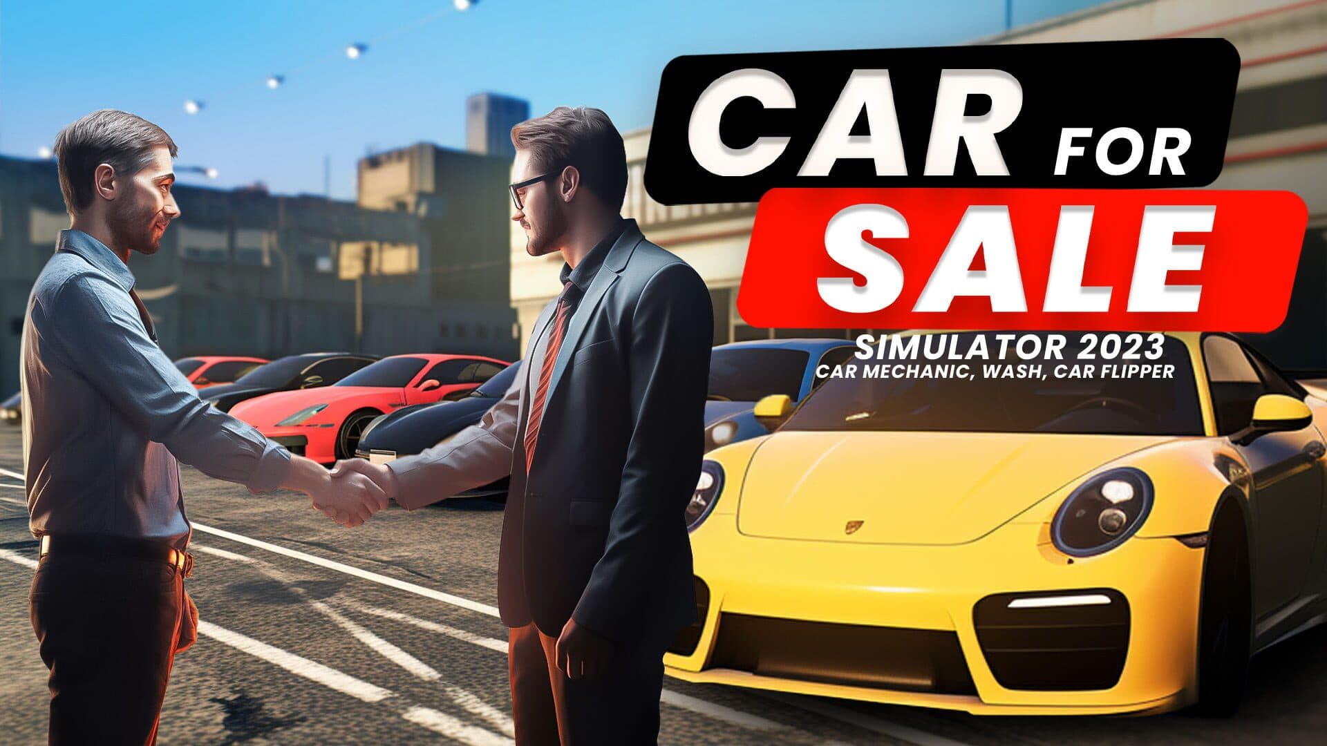 Car for Sale Simulator 2023: Car Mechanic, Wash, Car Flipper