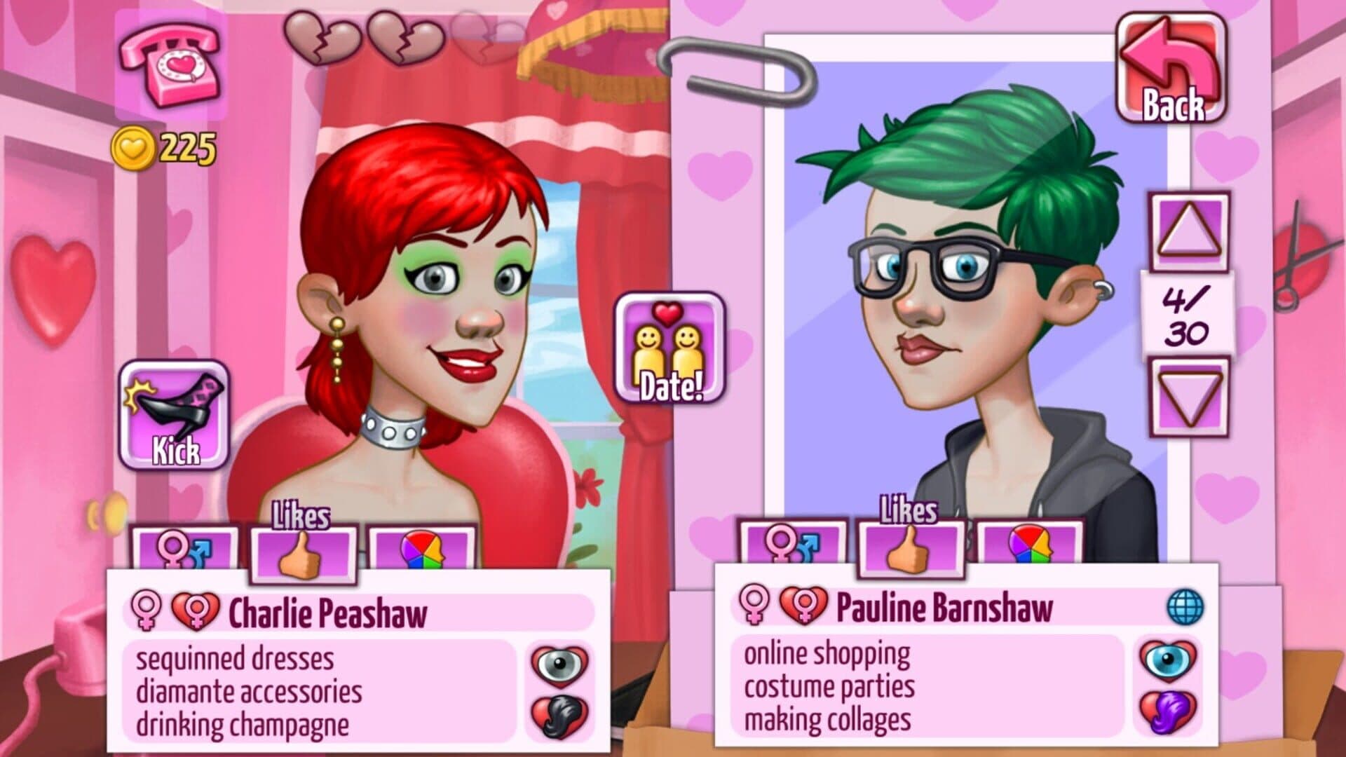 اسکرین‌شات Kitty Powers' Matchmaker - 6