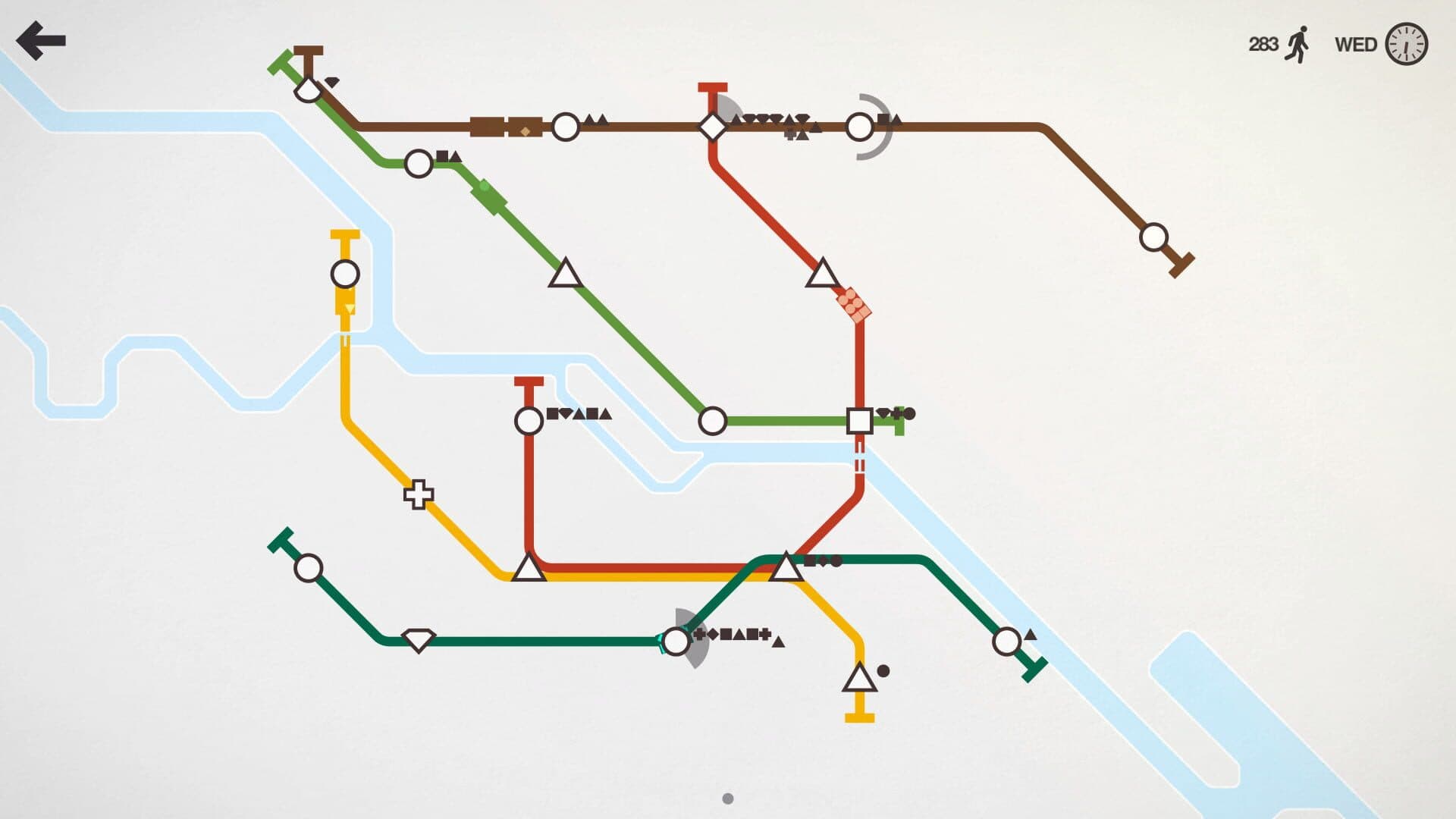 اسکرین‌شات Mini Metro - 3