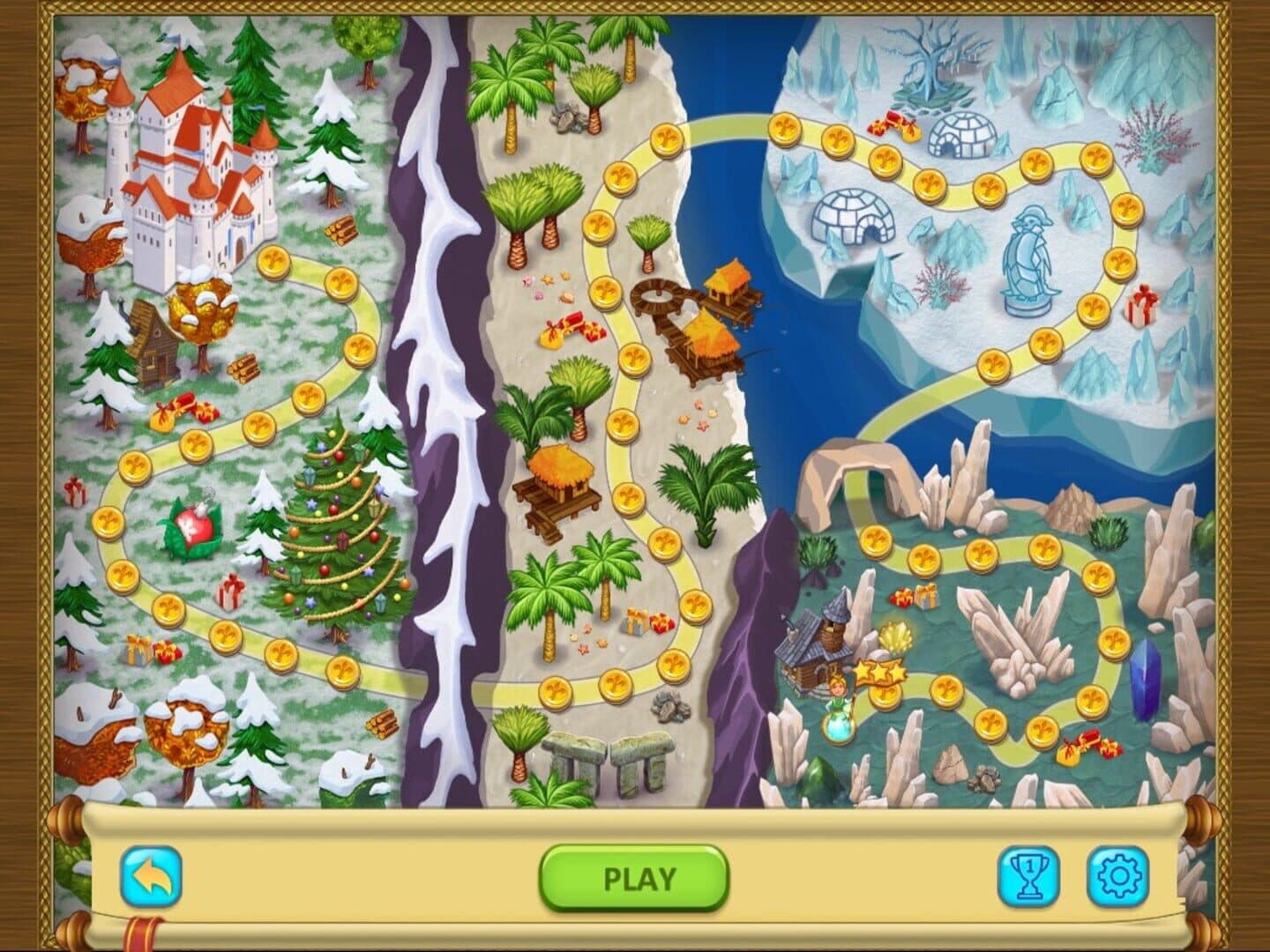اسکرین‌شات Gnomes Garden: Christmas Story - 1