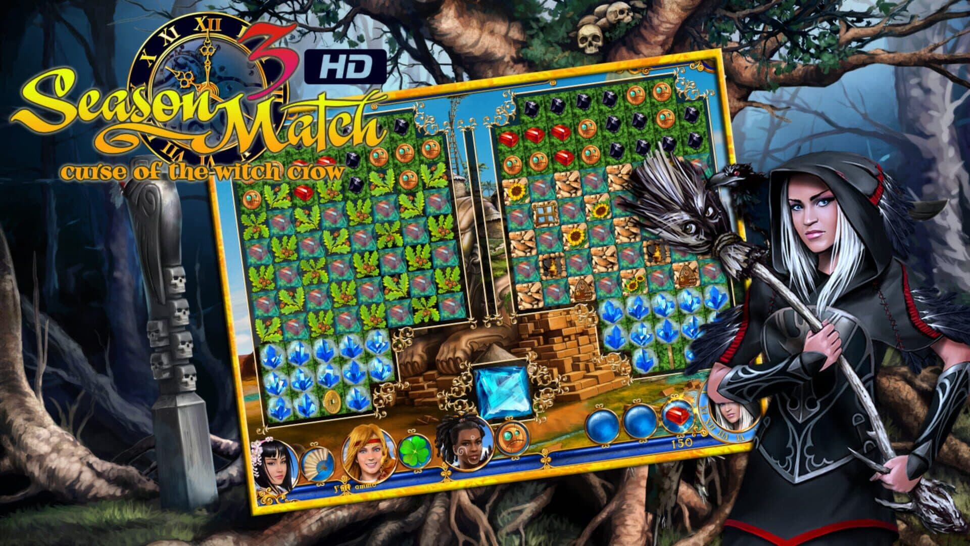 Season Match 3: Curse of the Witch Crow screenshot 4
