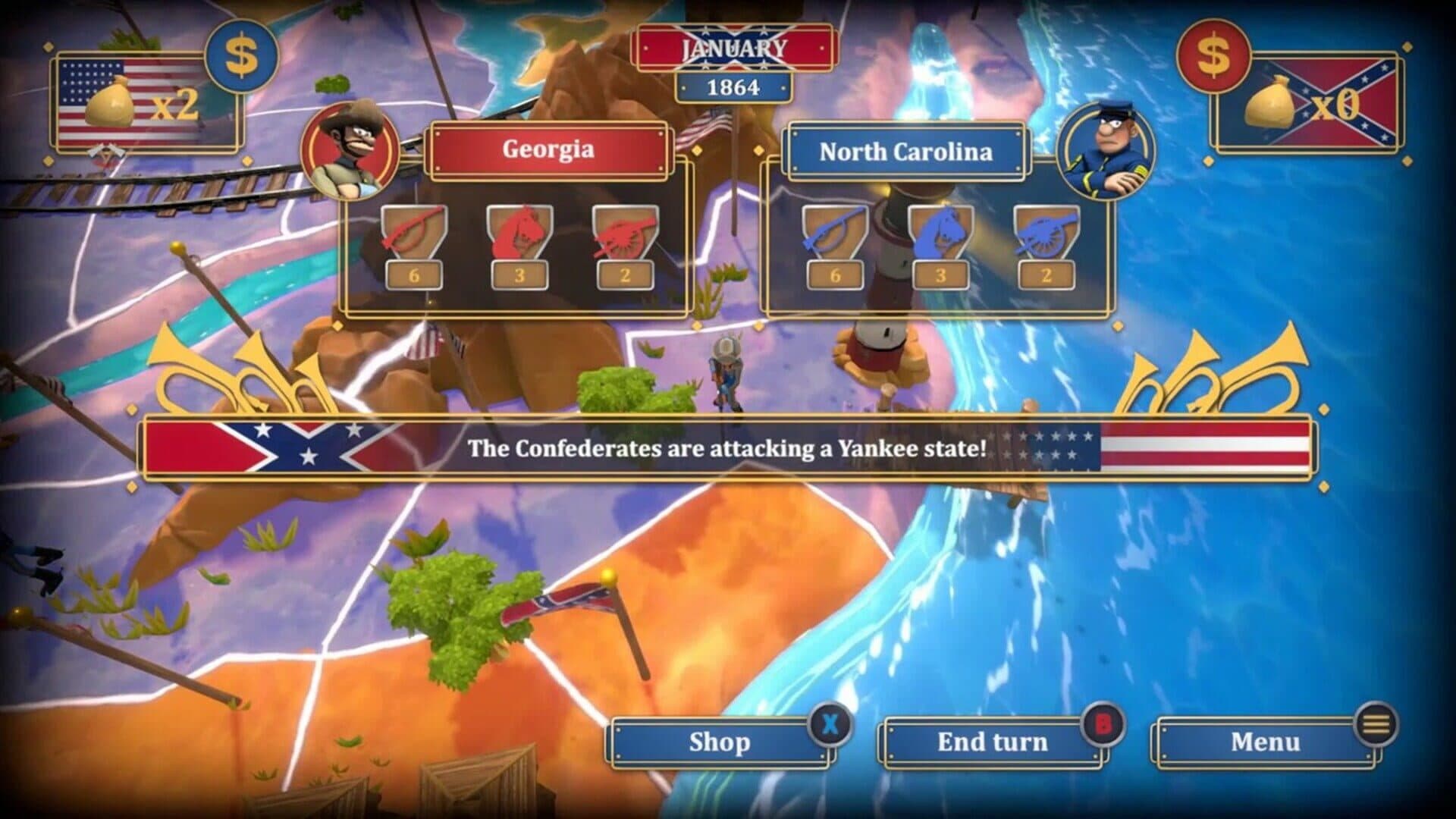 The Bluecoats: North & South screenshot 3