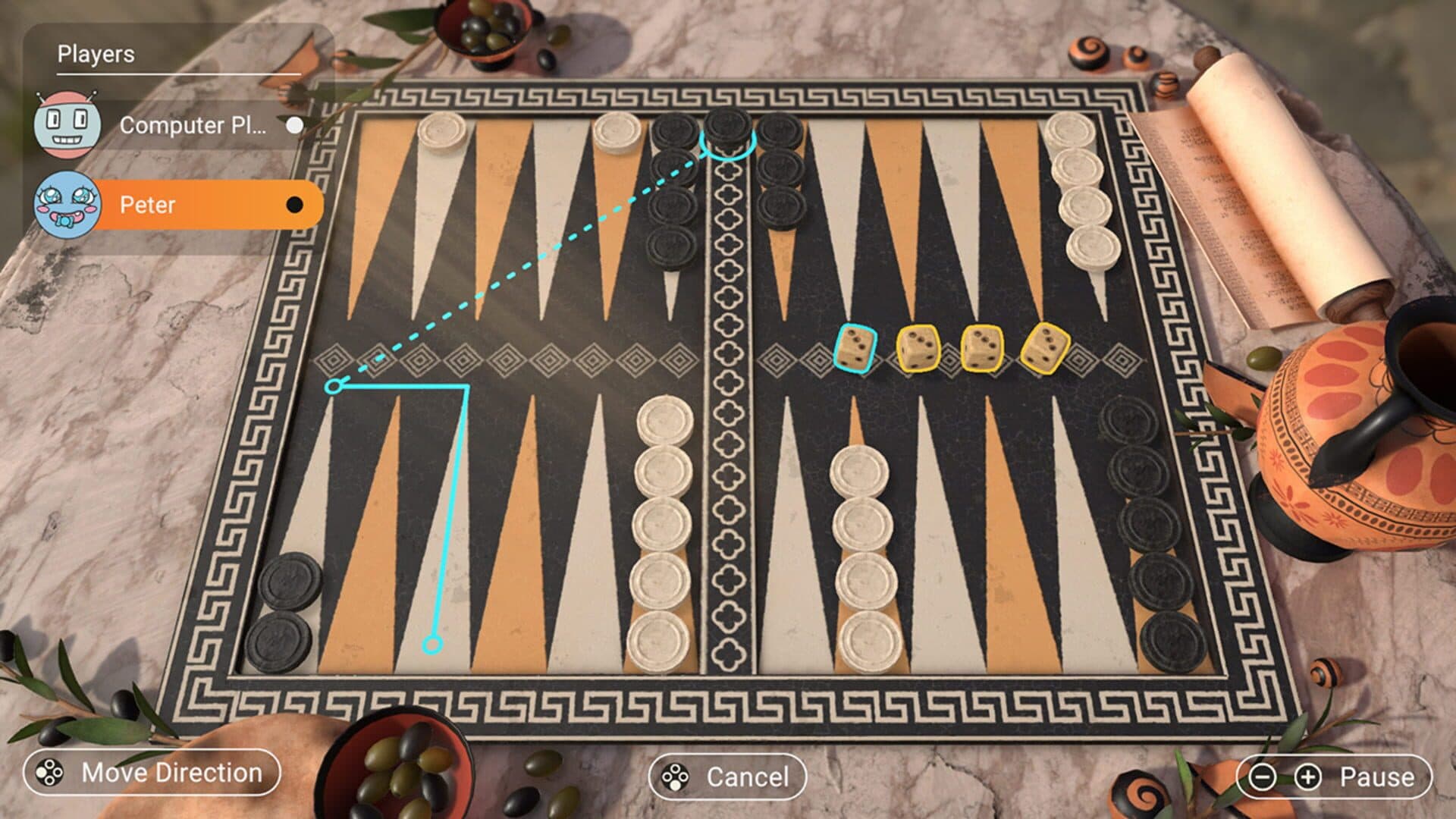 اسکرین‌شات 3in1 Game Collection: Backgammon + Checkers + Mills - 3