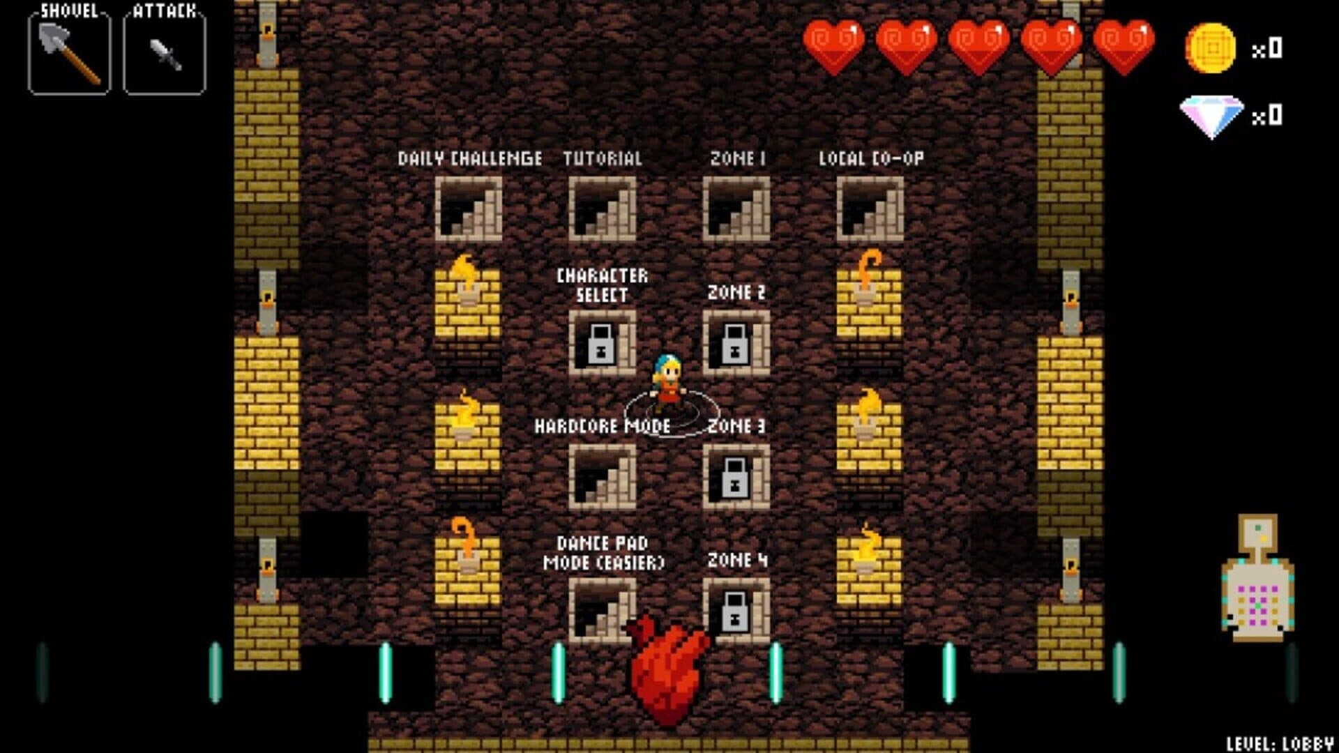 اسکرین‌شات Crypt of the NecroDancer - 1