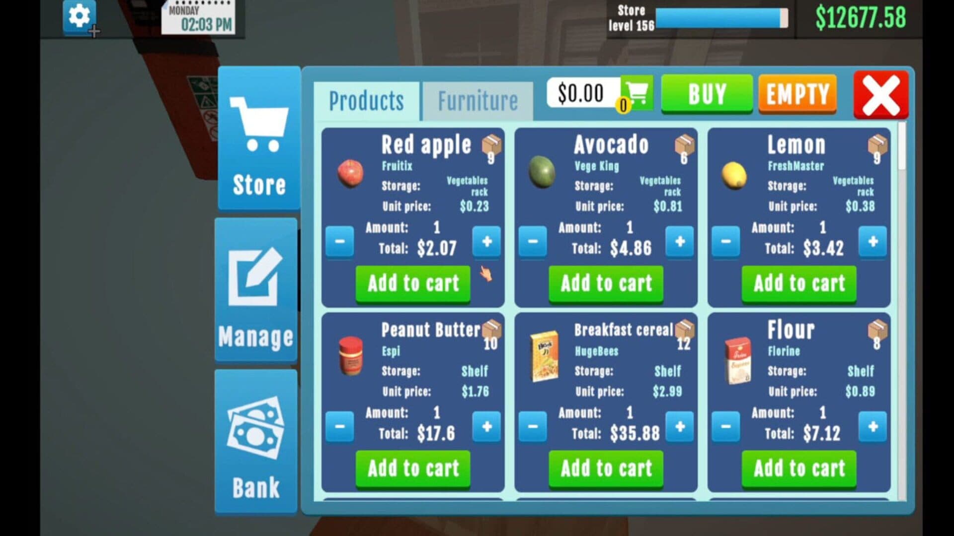 Supermarket Manager Simulator screenshot 1