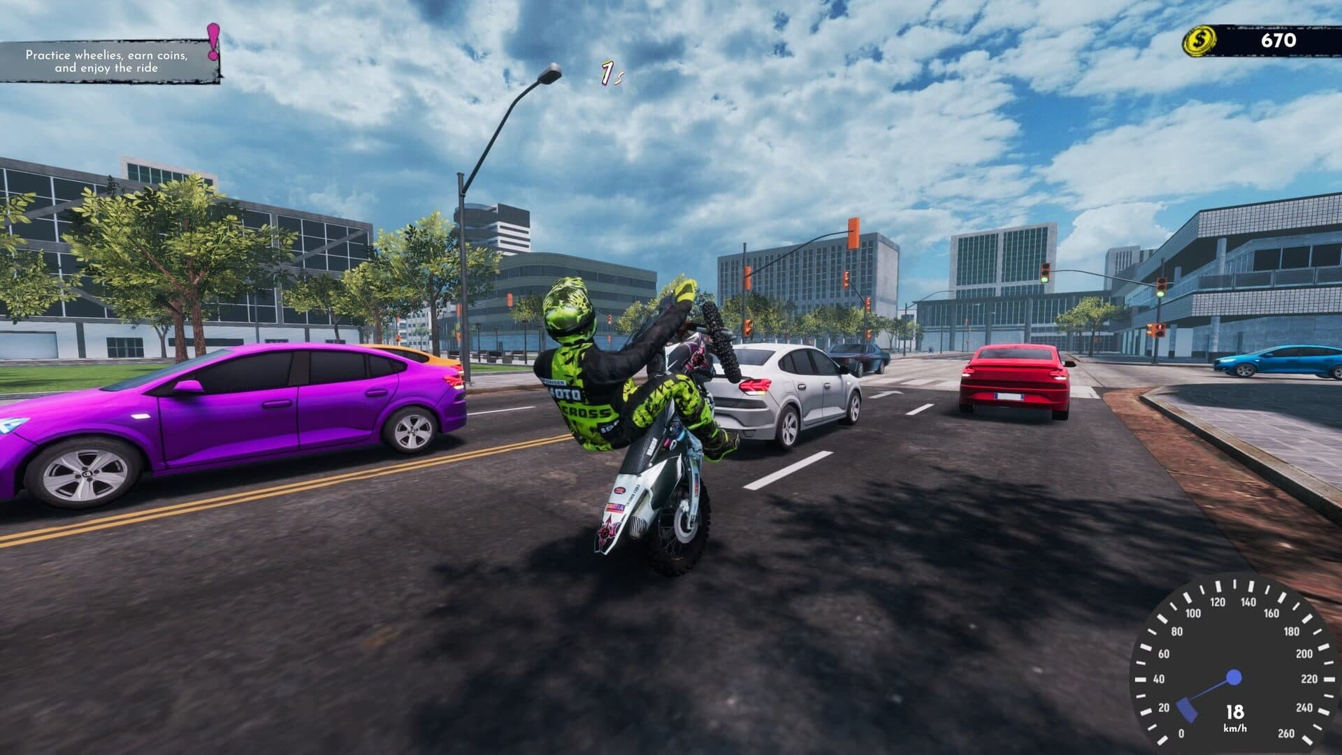 اسکرین‌شات Wheelie Life Simulator - 3