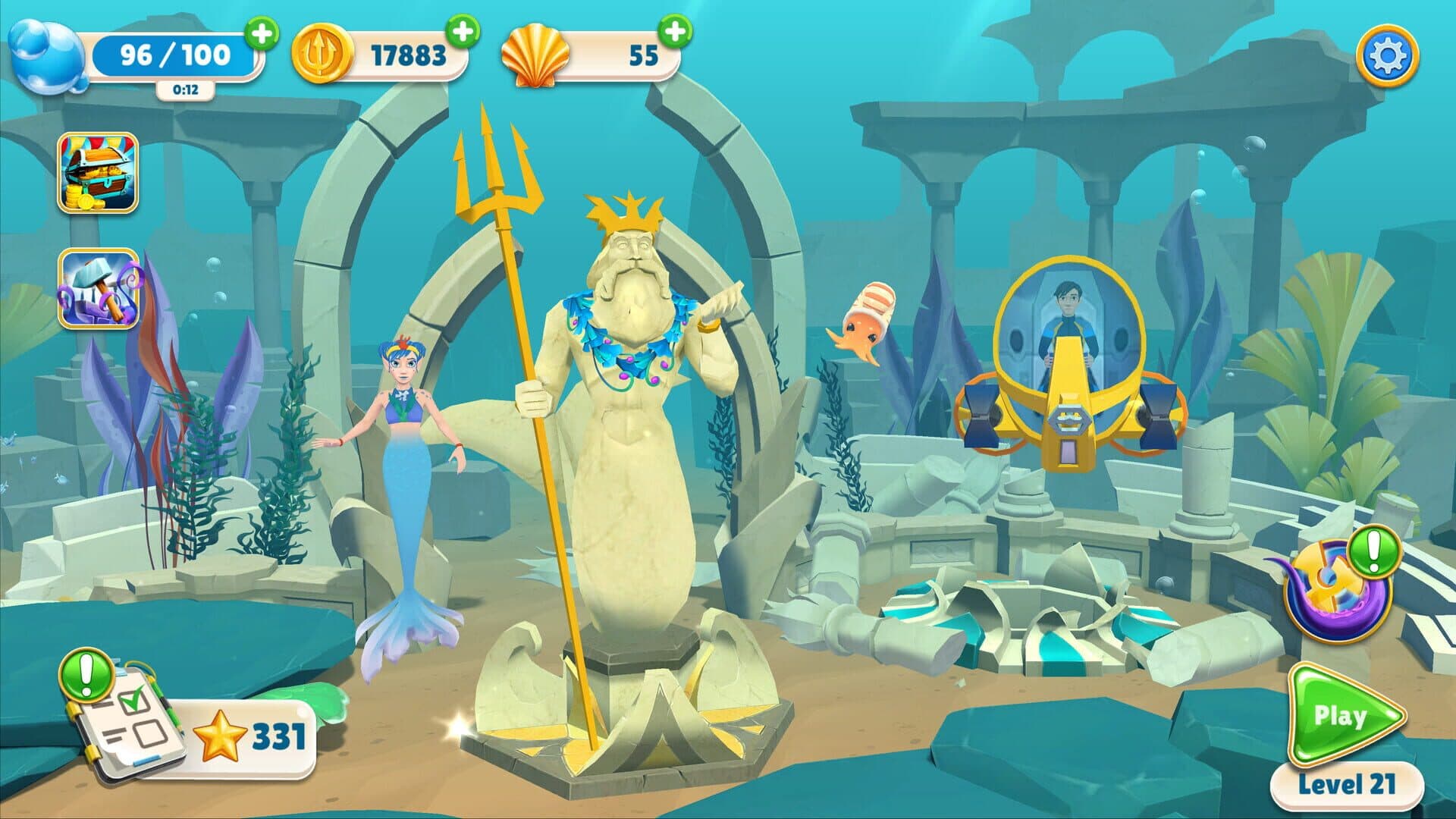 اسکرین‌شات Pearls of Atlantis: The Cove - 1