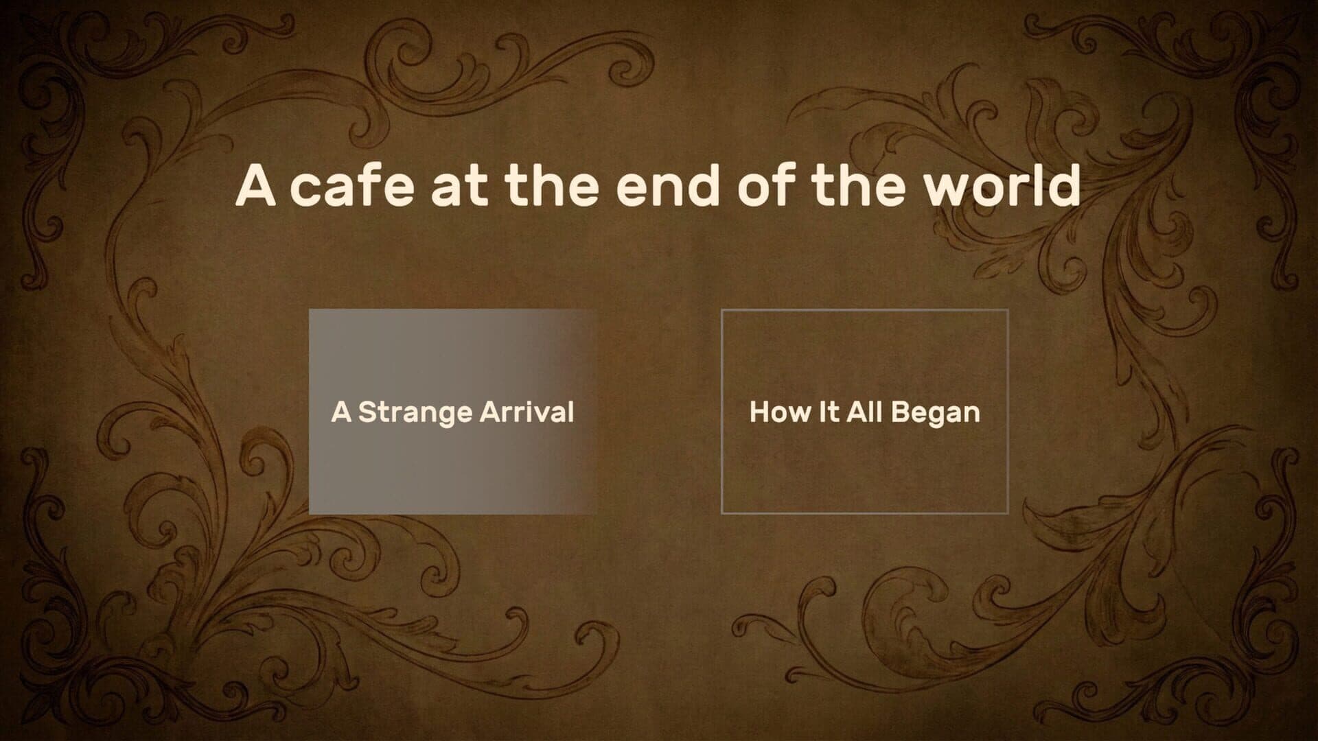 A Cafe at the End of the World screenshot 0