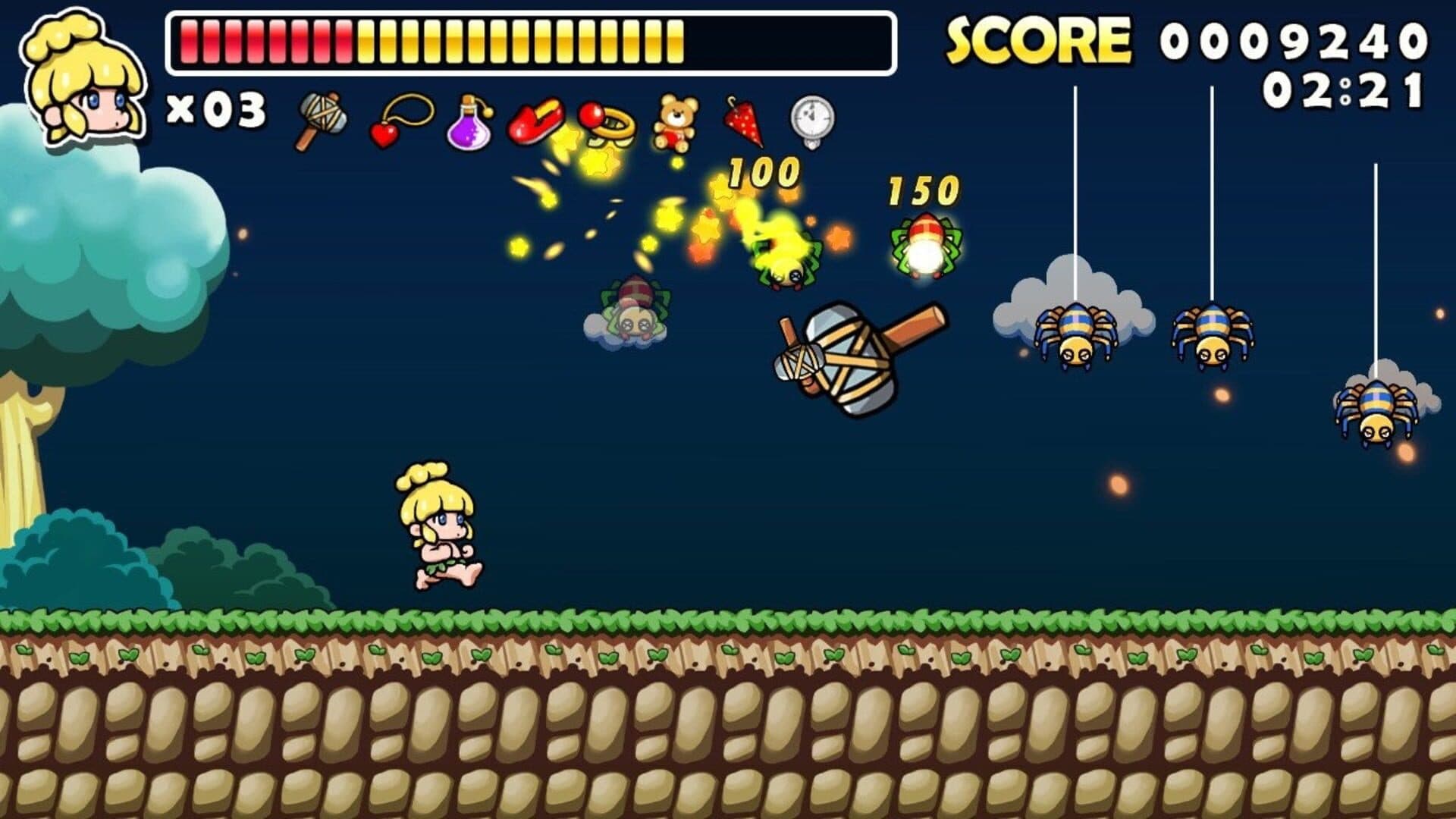 Wonder Boy Returns Remix screenshot 4