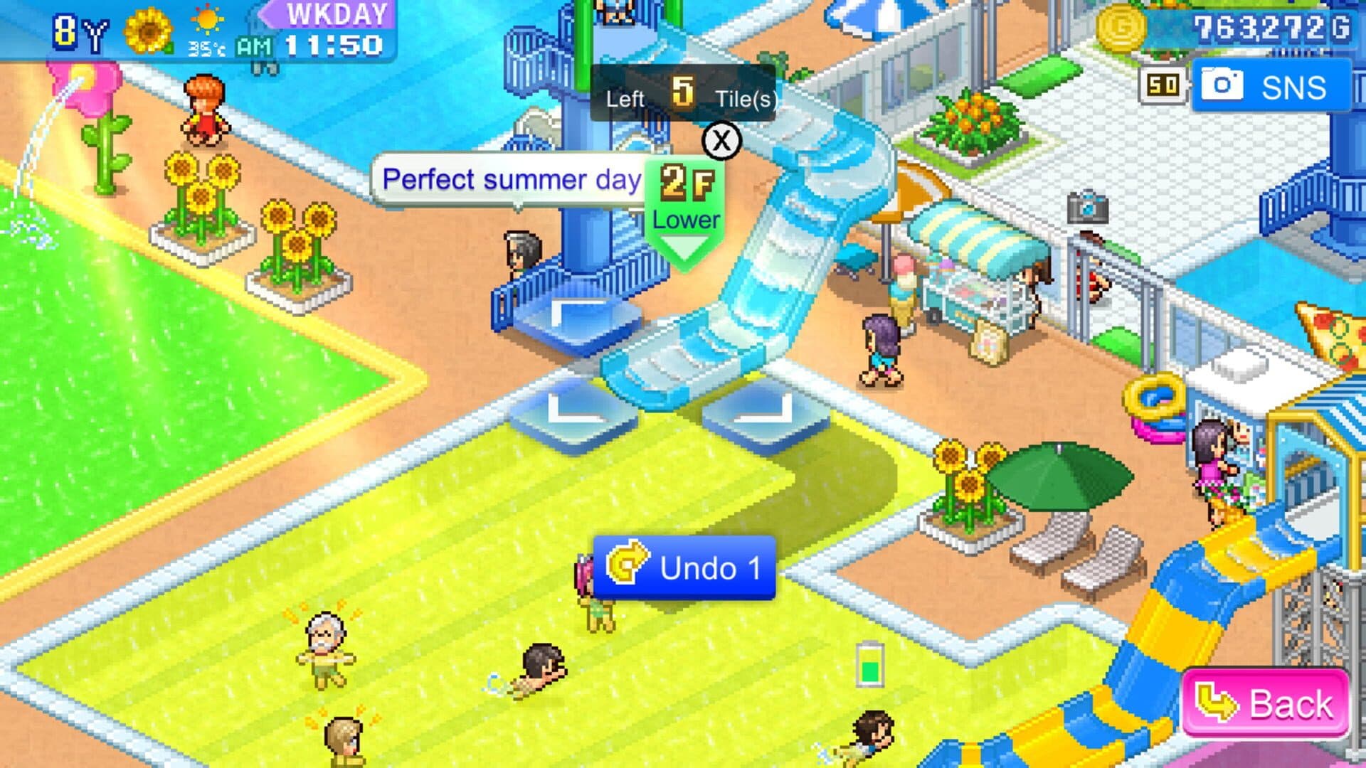 اسکرین‌شات Pool Slide Story - 2