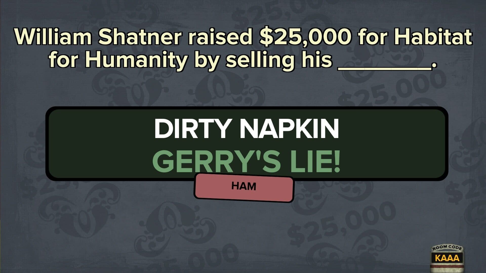 Fibbage screenshot 2