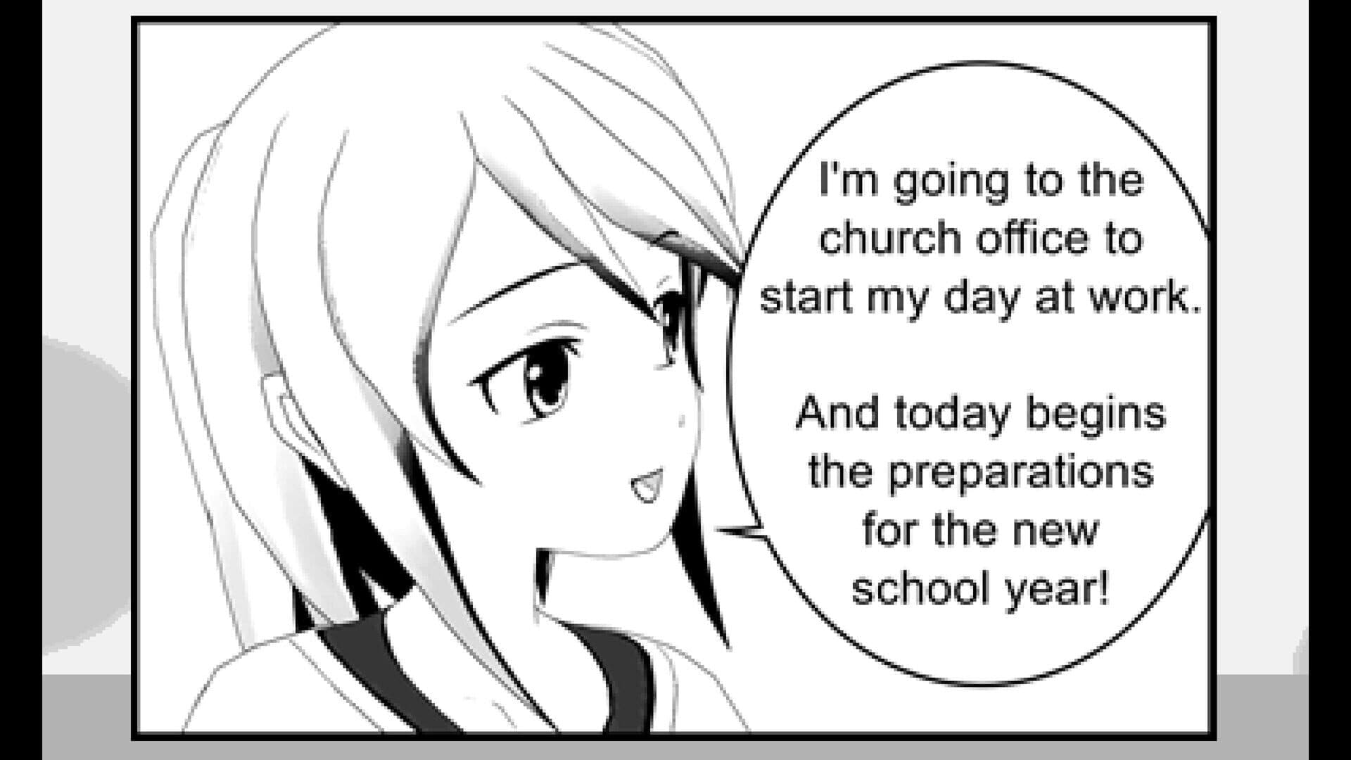 Welcome to James' Story in the World of Our Church and Halloween: Visual Novel screenshot 1