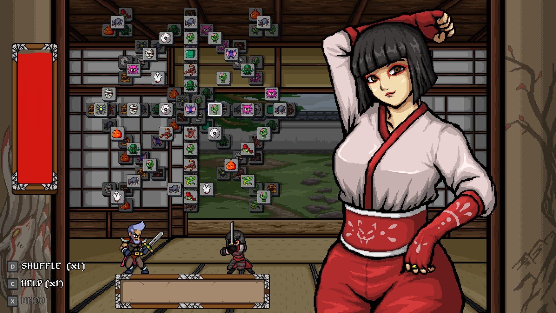 اسکرین‌شات Warriors Waifus Mahjong - 1