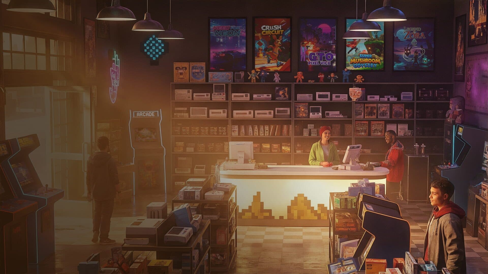 Retro Geek Shop Simulator