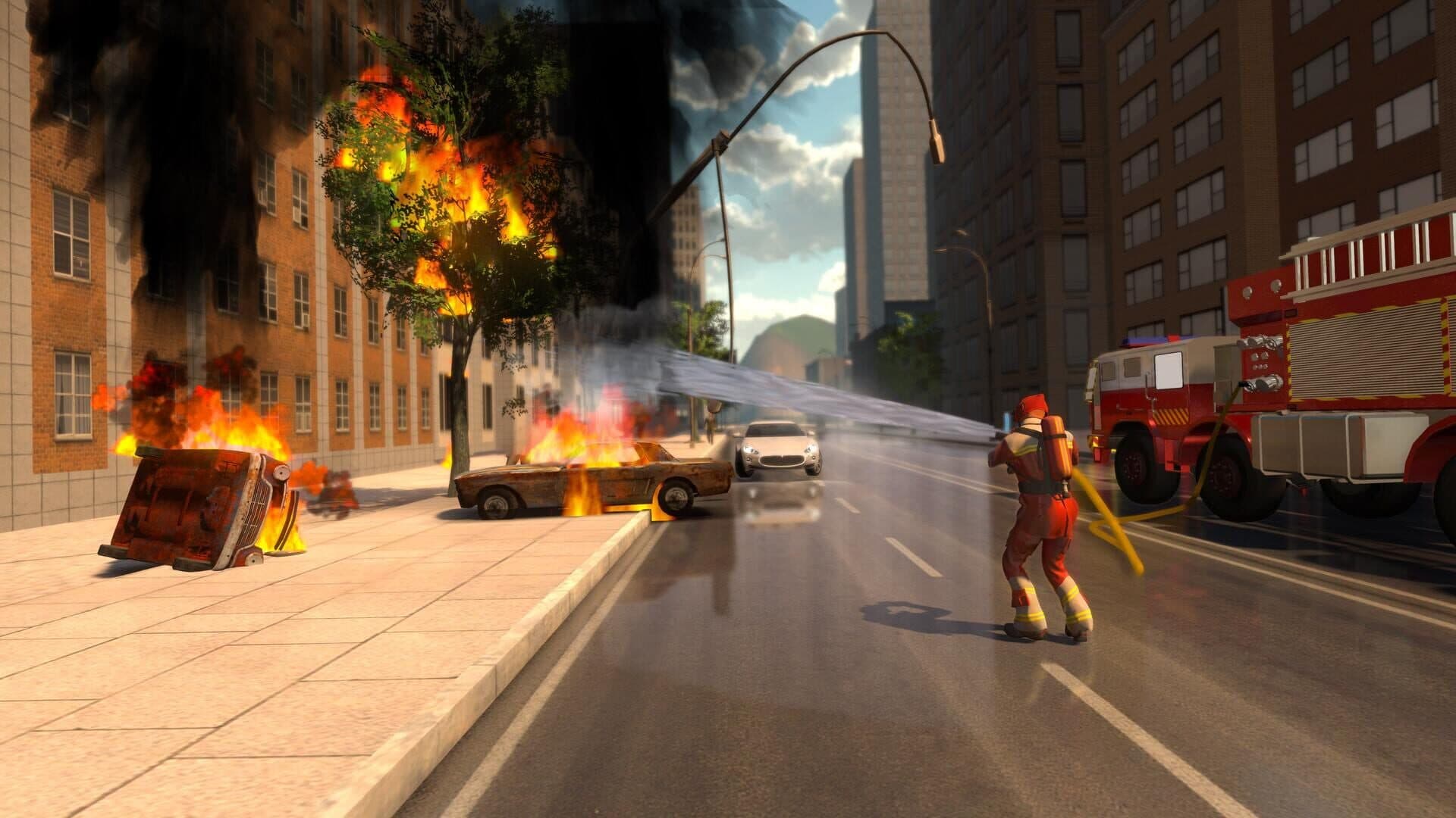 اسکرین‌شات Firefighter Simulator 911: Car Fire Truck Driver - 8