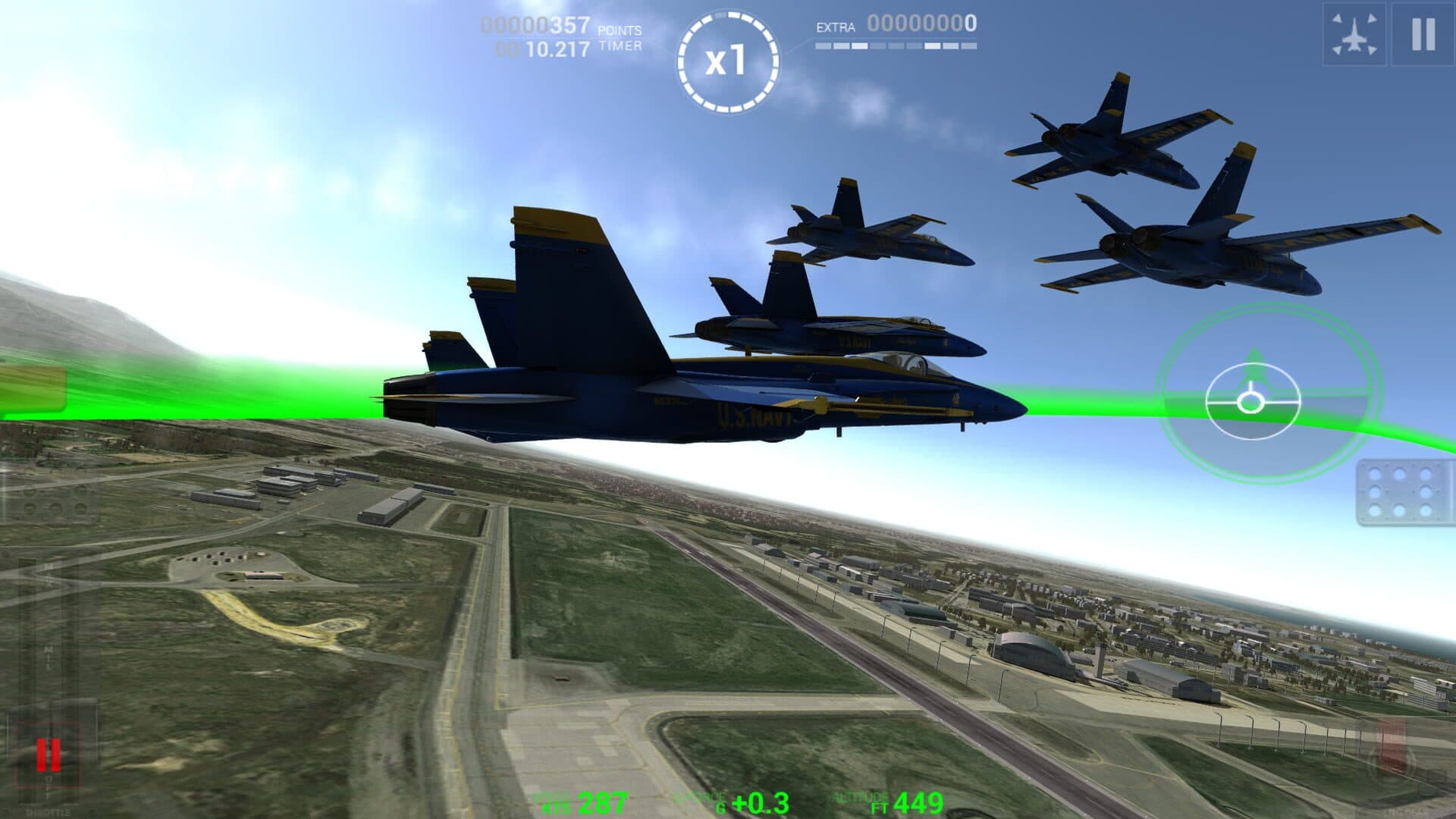 اسکرین‌شات Blue Angels Aerobatic Flight Simulator - 4