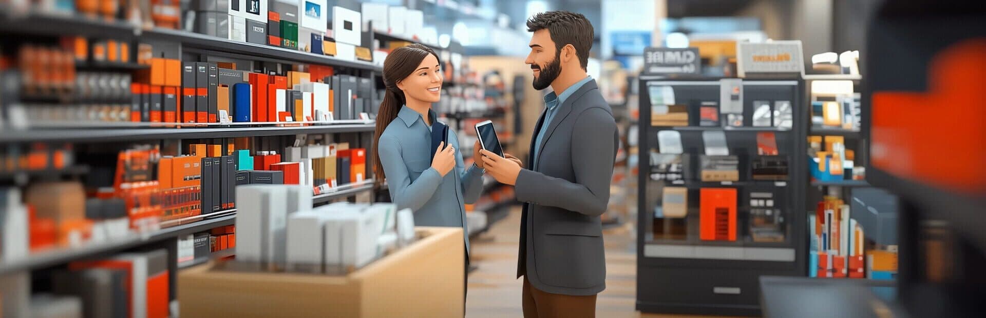 Electronics Supermarket Simulator