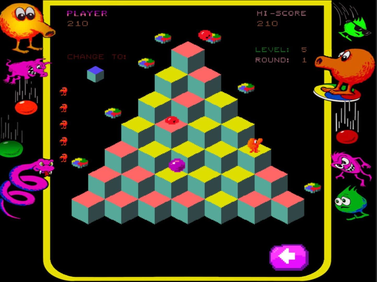 اسکرین‌شات Q*bert: Rebooted - 4