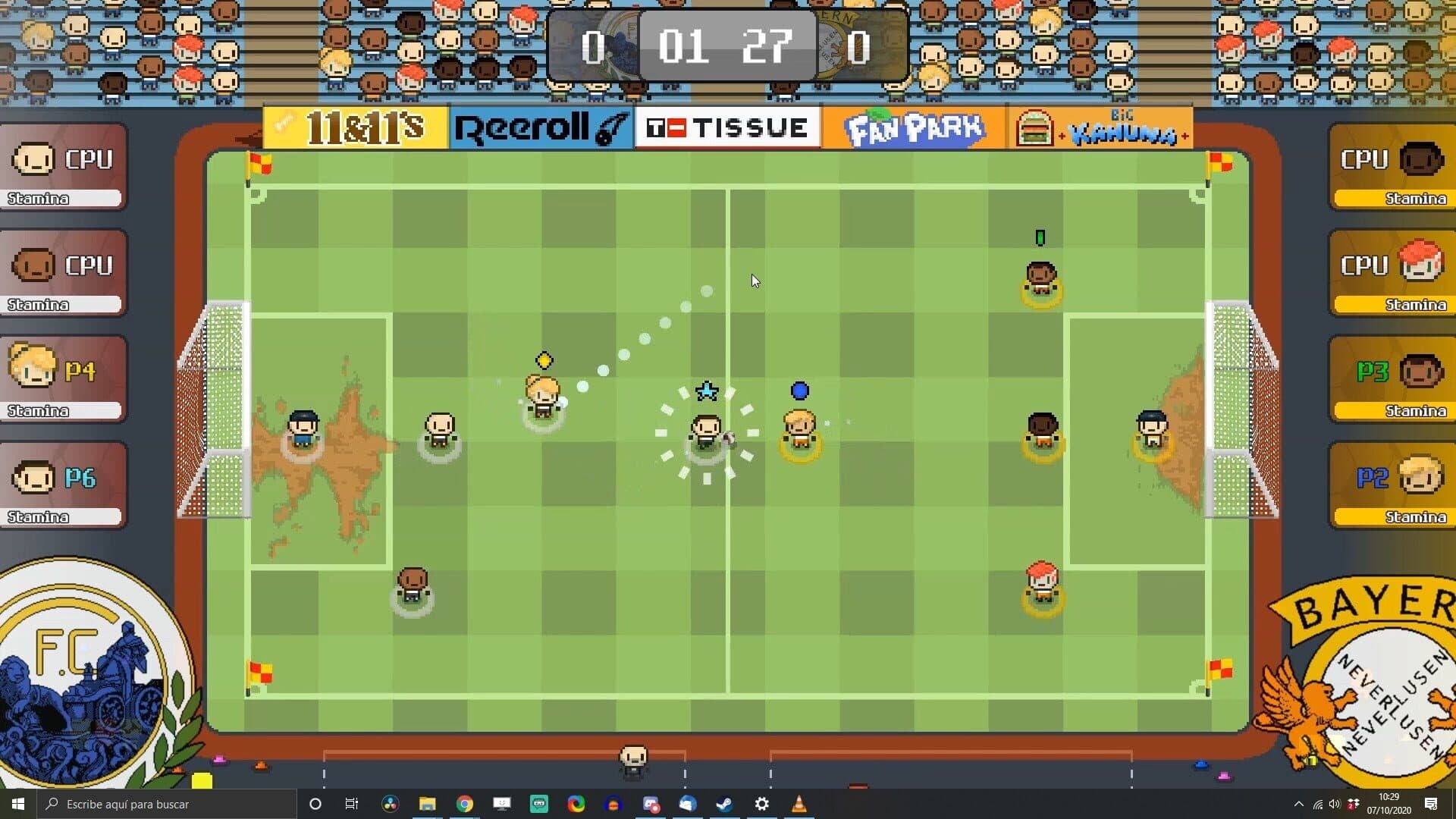 اسکرین‌شات World Soccer Strikers '91 - 3