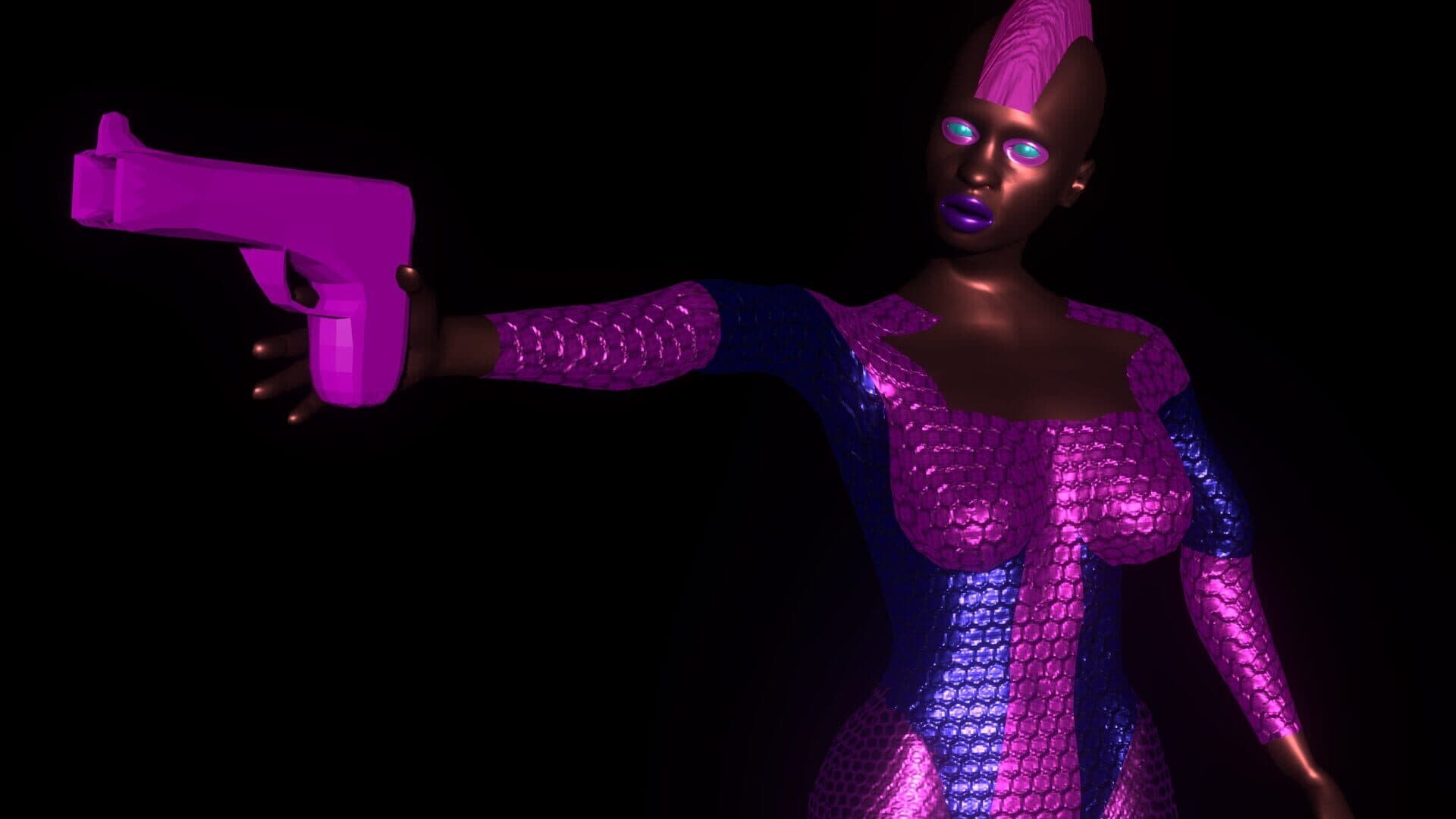 Lady in a Leotard With a Gun