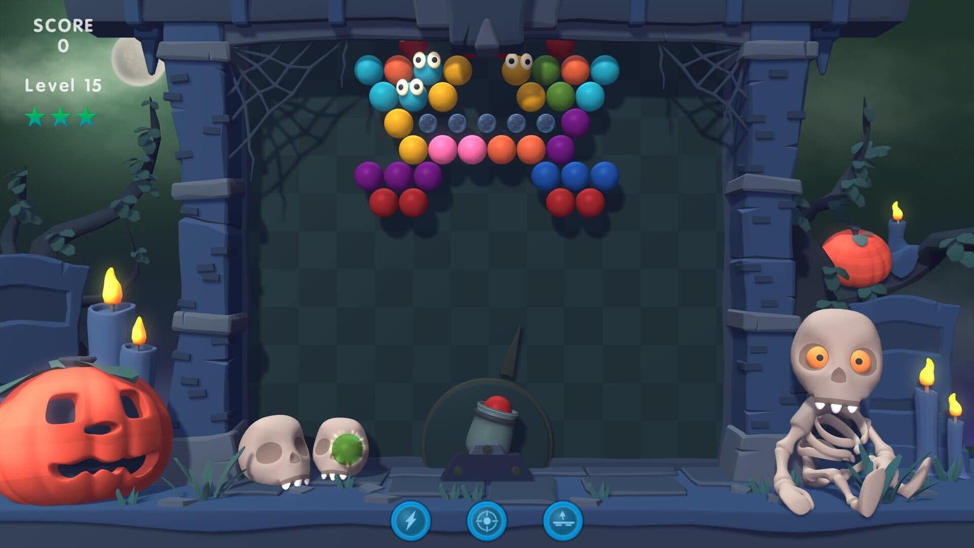 اسکرین‌شات Halloween Bubble Shooter - 1