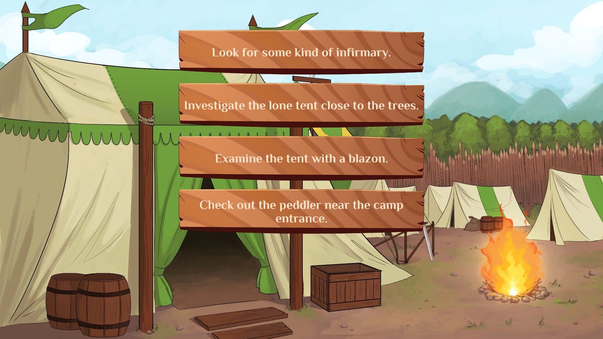 اسکرین‌شات Burrow of the Fallen Bear: A Gay Furry Visual Novel - 2