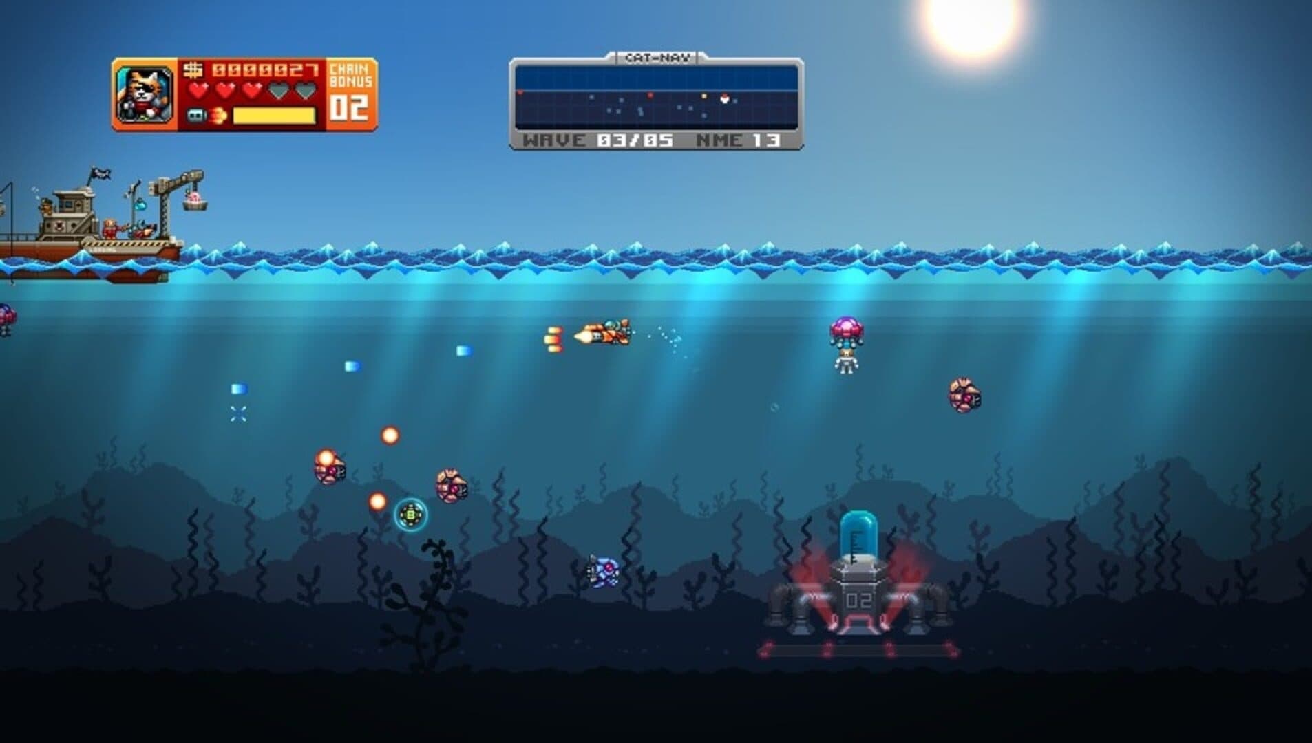 اسکرین‌شات Aqua Kitty: Milk Mine Defender - 5