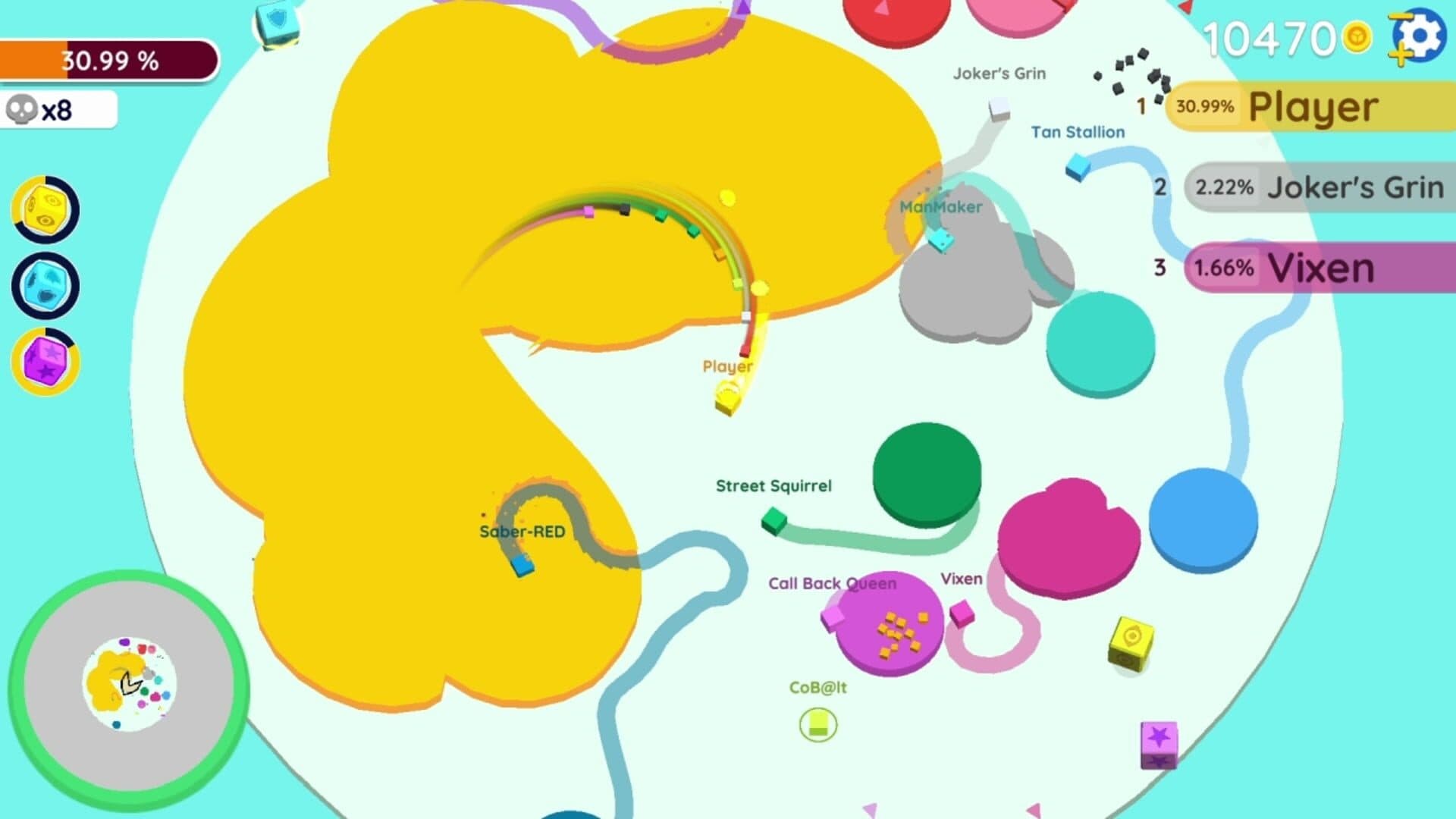 Paper io 2 screenshot 3