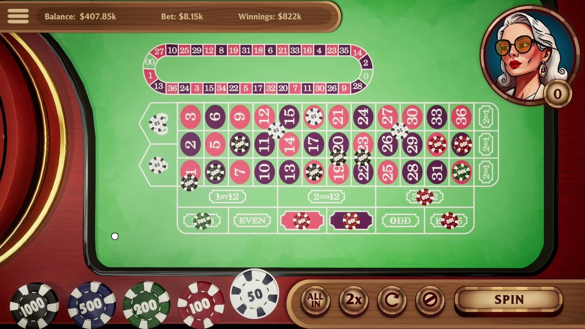 Hot Stakes Casino: American Roulette screenshot 4
