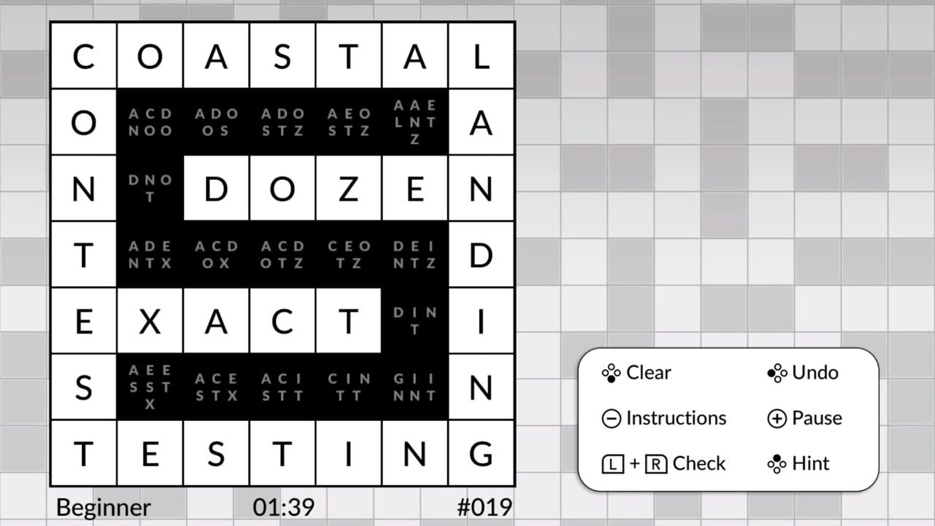 Wordsweeper by Powgi screenshot 0