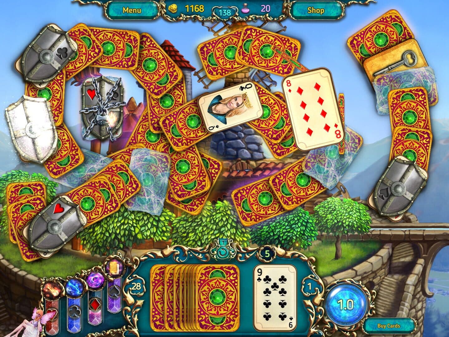 اسکرین‌شات Dreamland Solitaire: Dragon's Fury - 8
