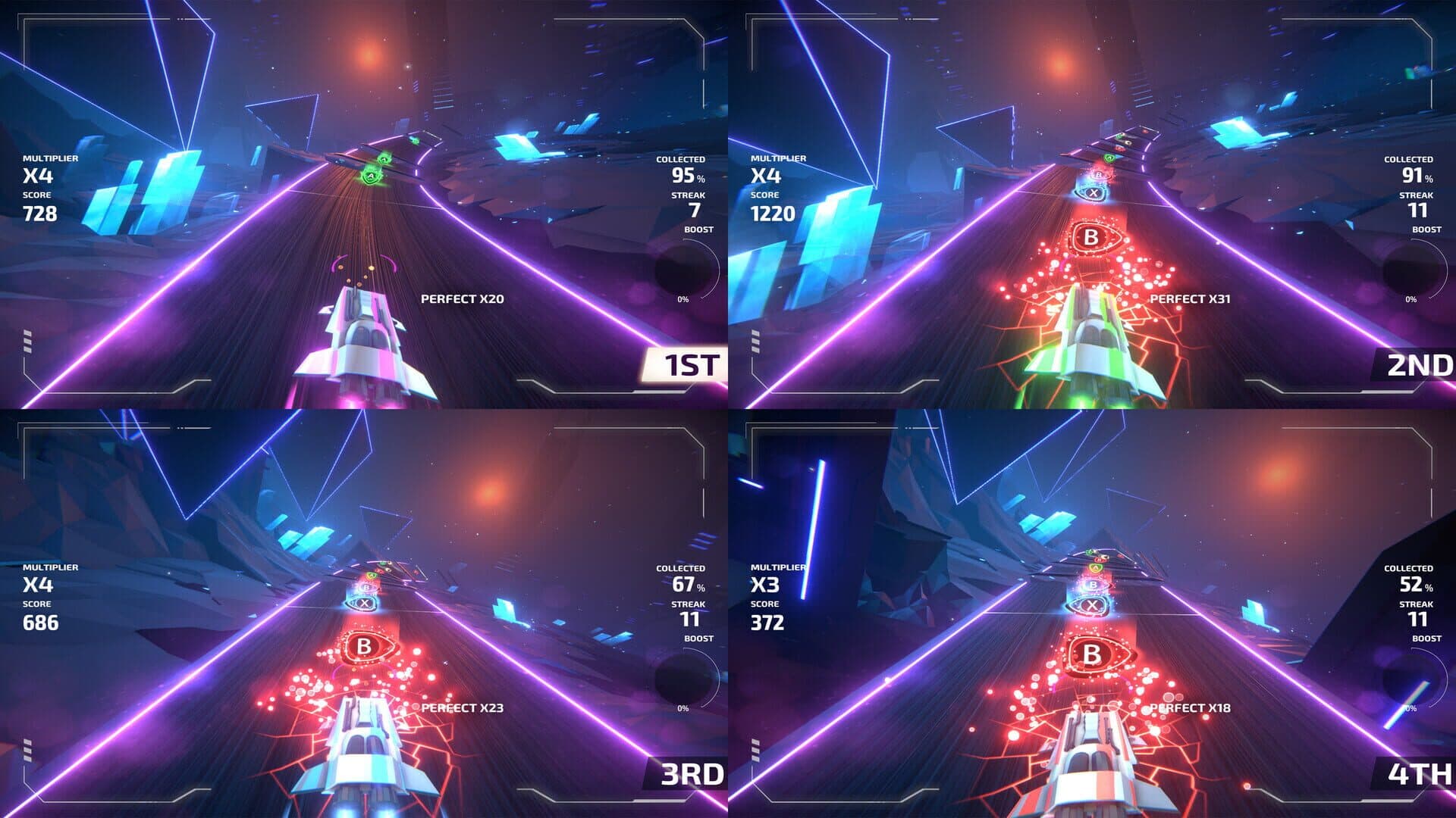 اسکرین‌شات Invector: Rhythm Galaxy - 5