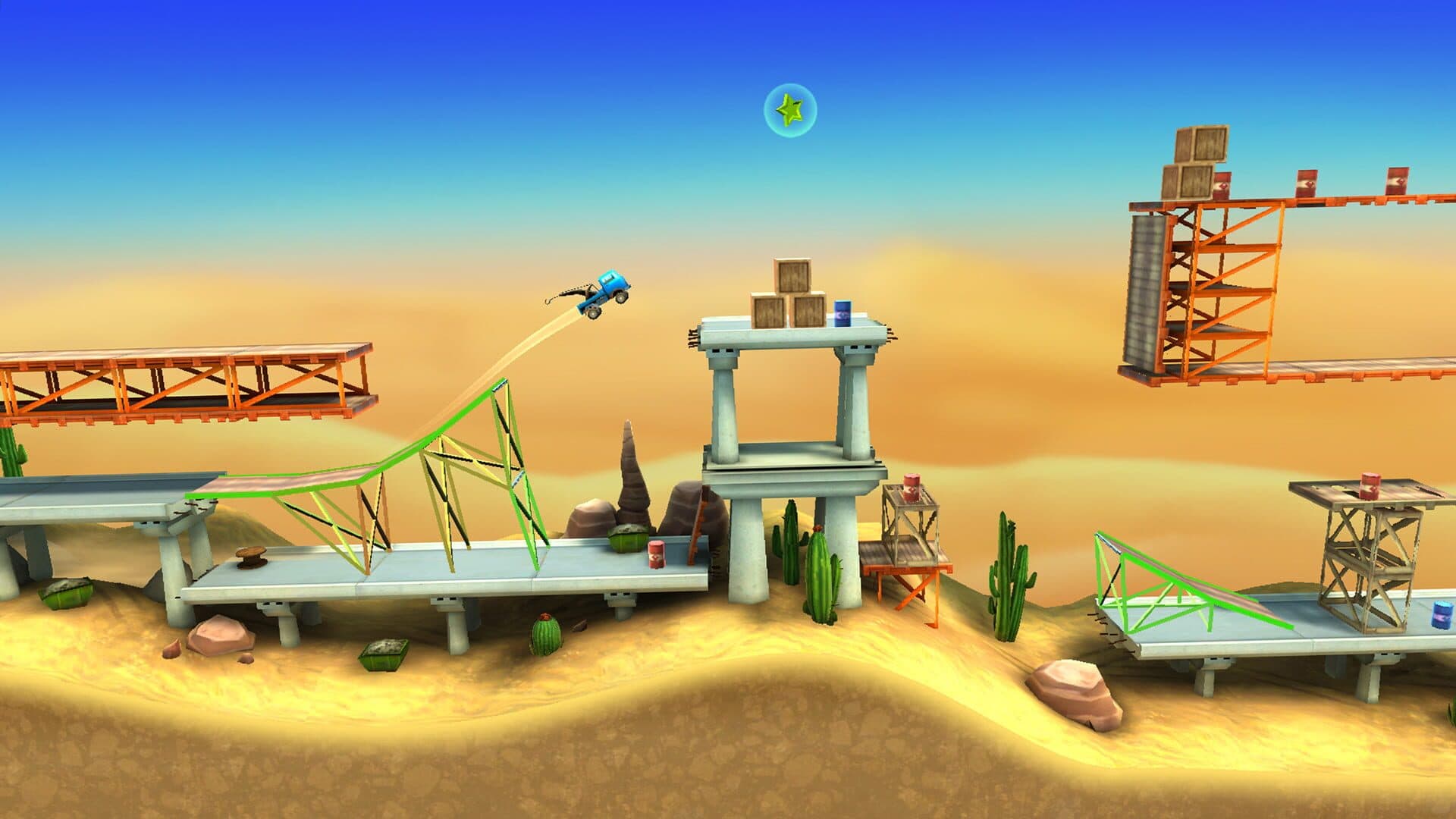اسکرین‌شات Bridge Constructor: Stunts - 4