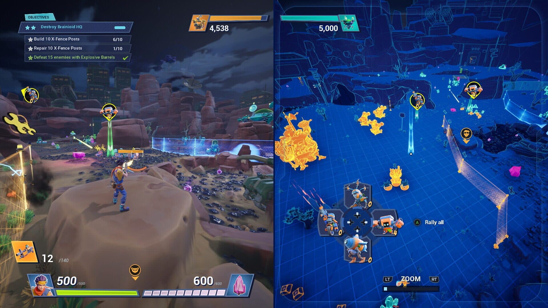 Chip ‘n Clawz vs. The Brainioids screenshot 0