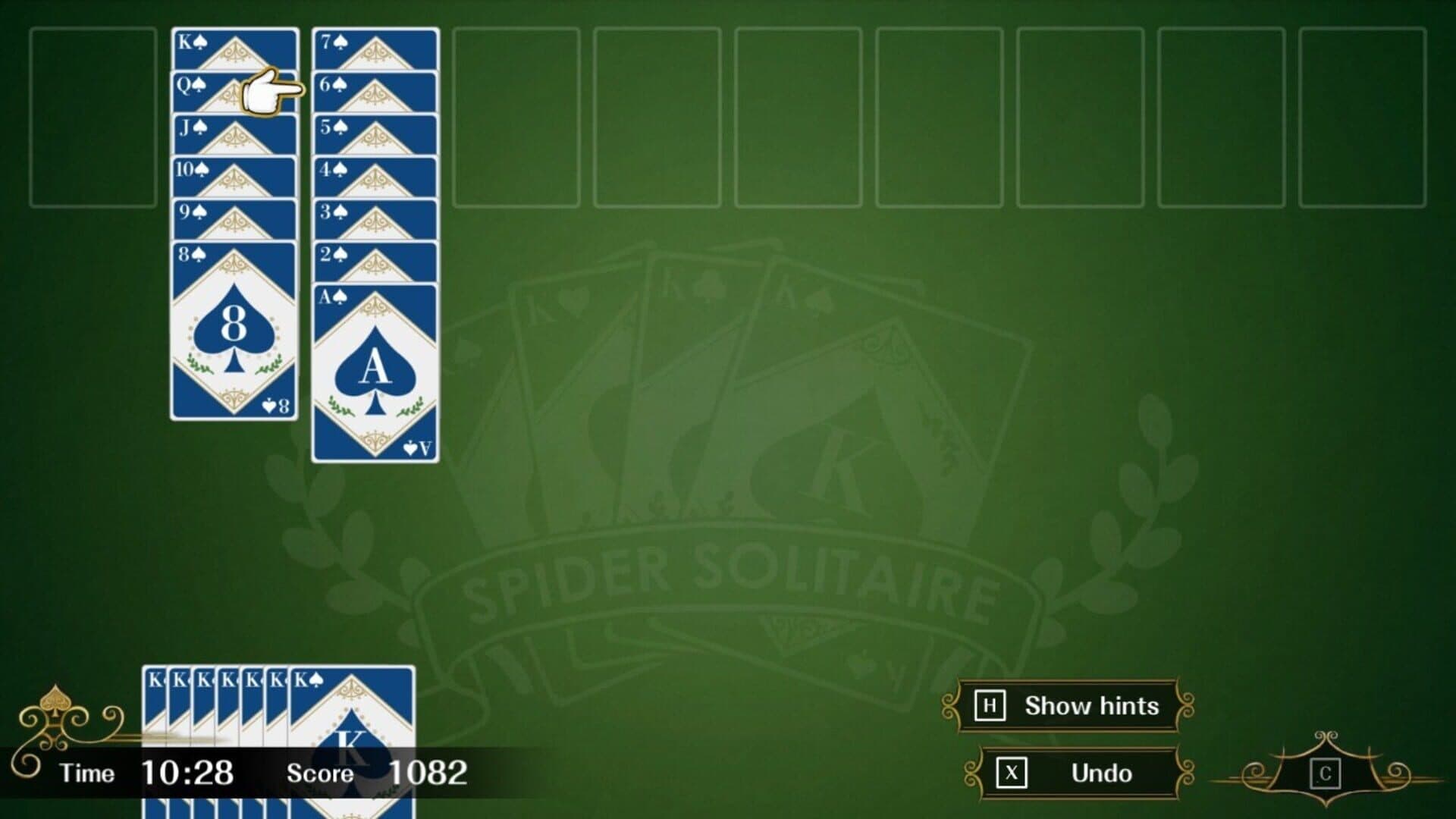Spider Solitaire F screenshot 4