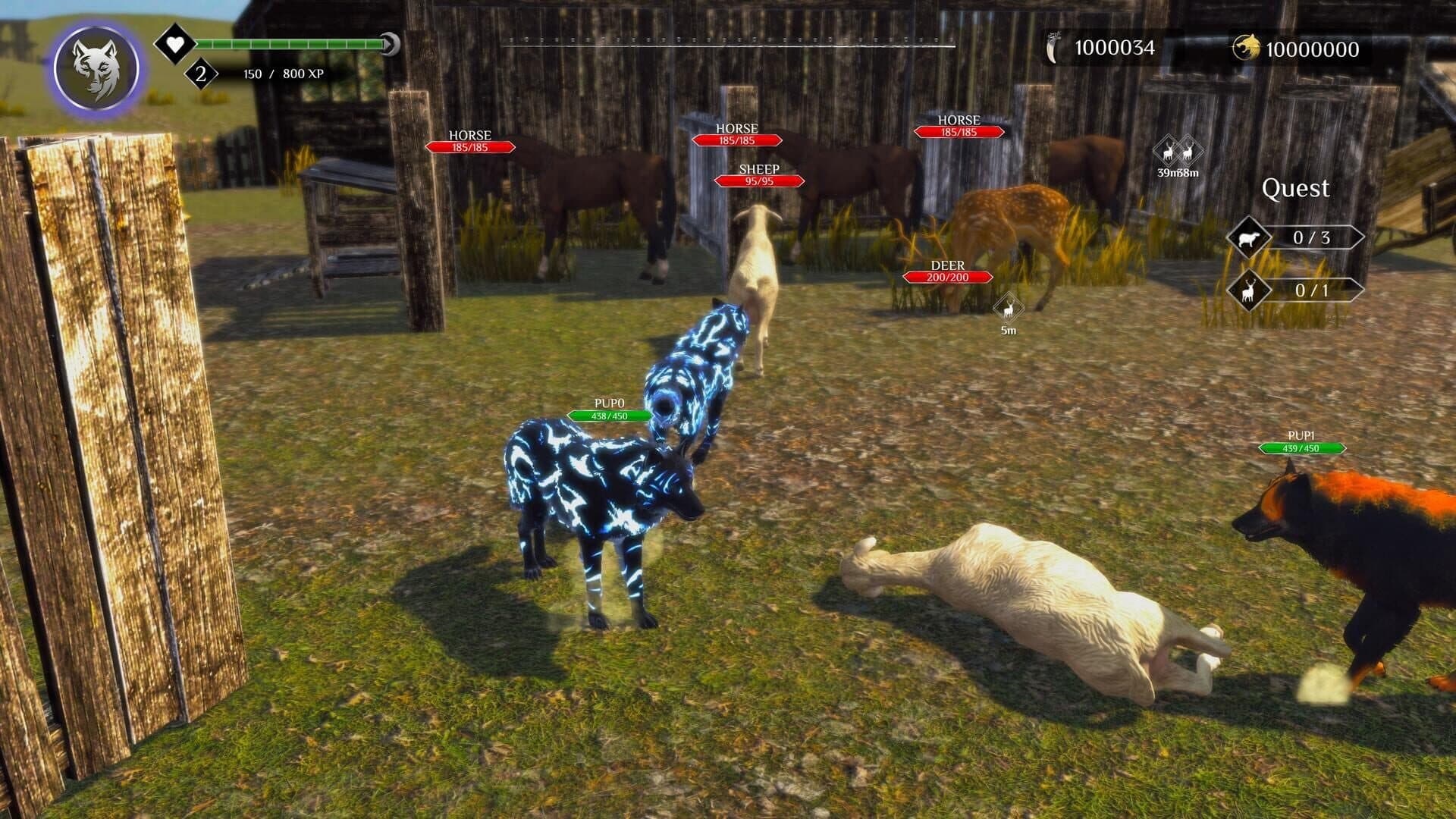 اسکرین‌شات Wolf Sim: Animal Battle Survival RPG - 4