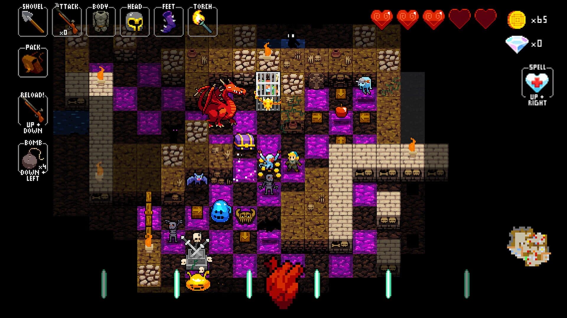 اسکرین‌شات Crypt of the NecroDancer - 5