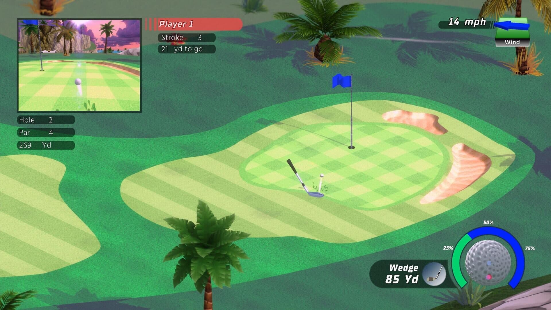 Golf Up Tropical screenshot 1
