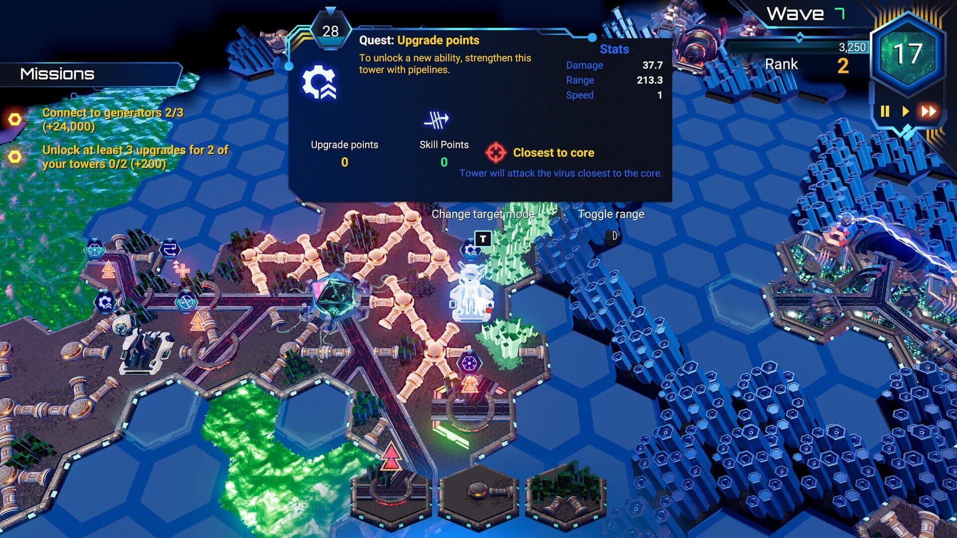 اسکرین‌شات HexaScape: Cyber Defense - 4