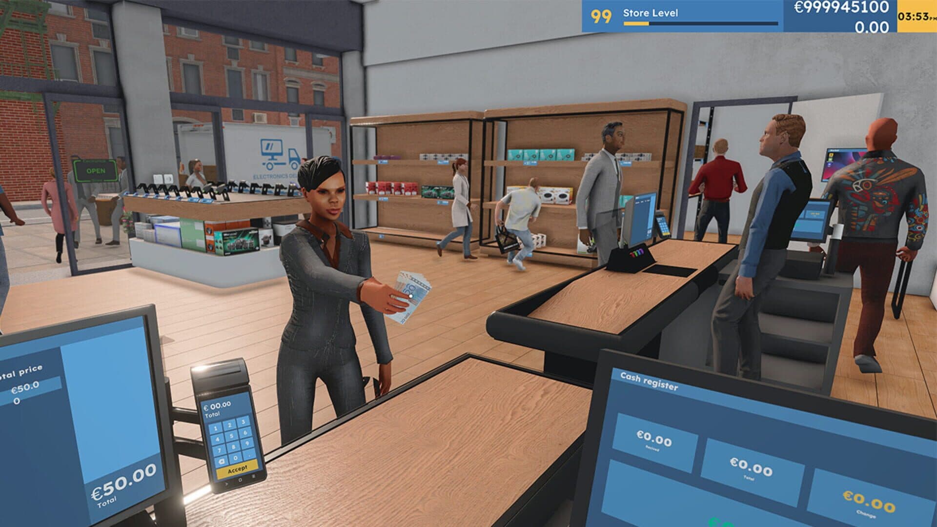اسکرین‌شات Electronics Supermarket Simulator - 1