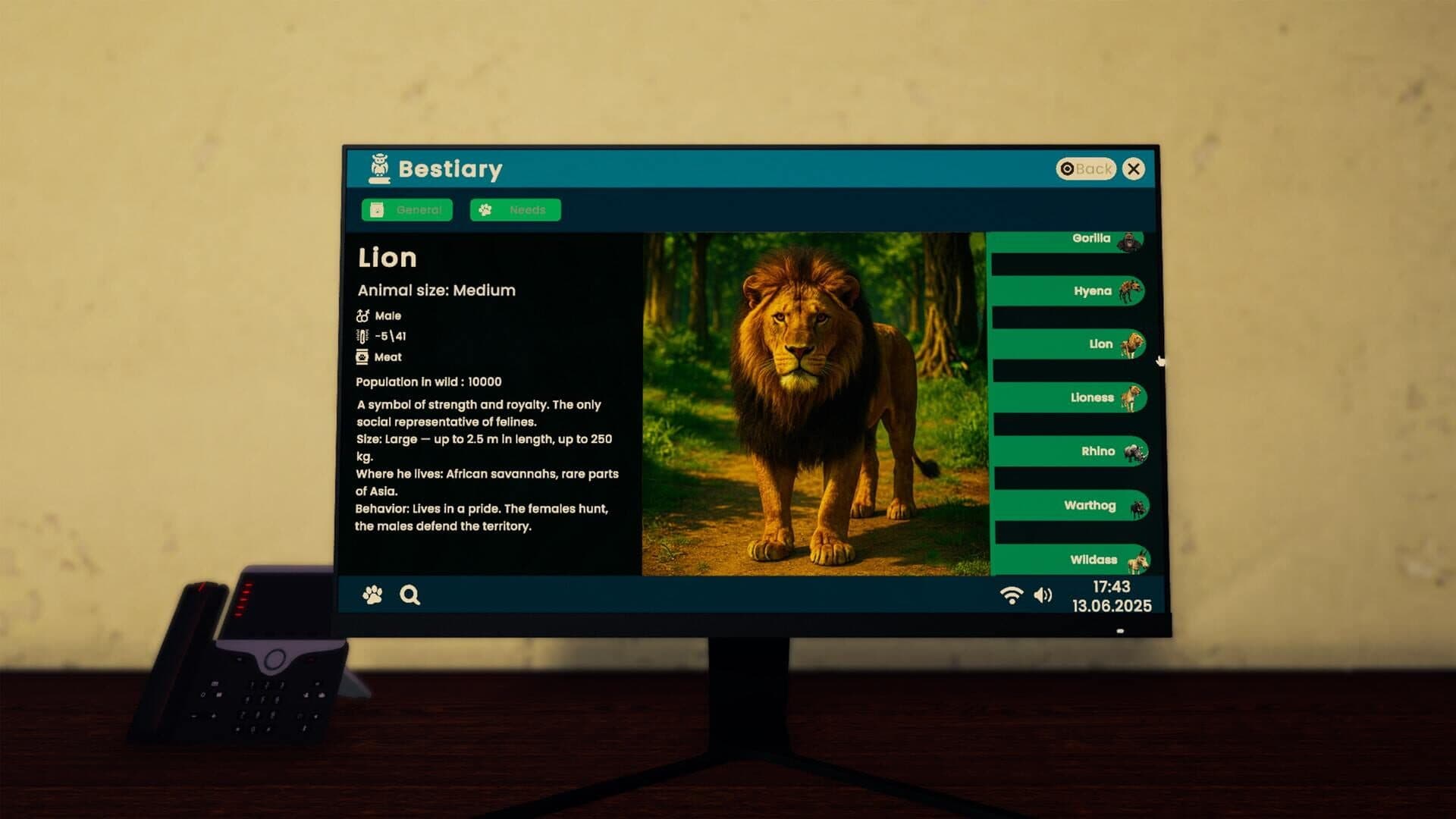اسکرین‌شات Zoo Manager Simulator - 1