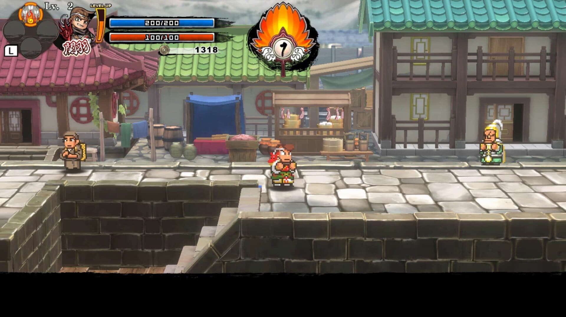 River City Saga: Three Kingdoms screenshot 1