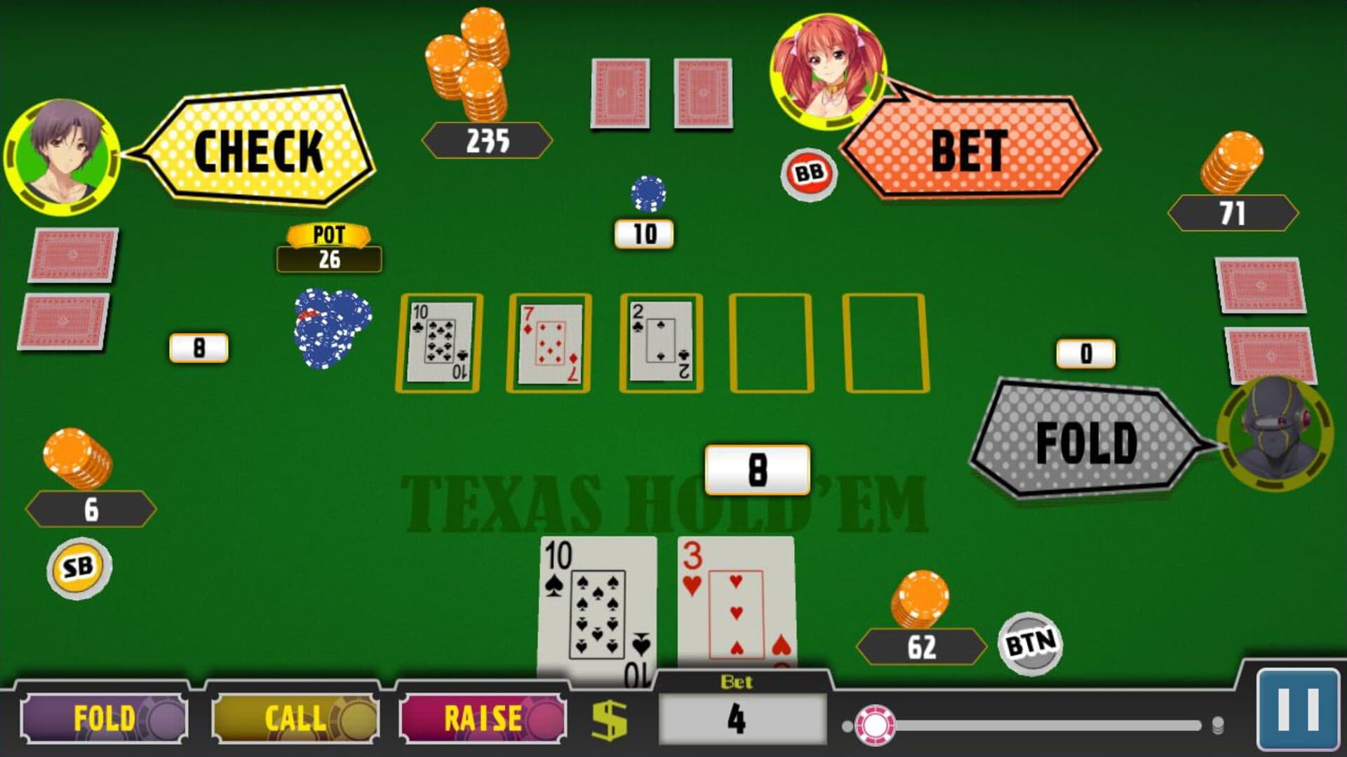 Poker Pretty Girls Battle: Texas Hold'em screenshot 3