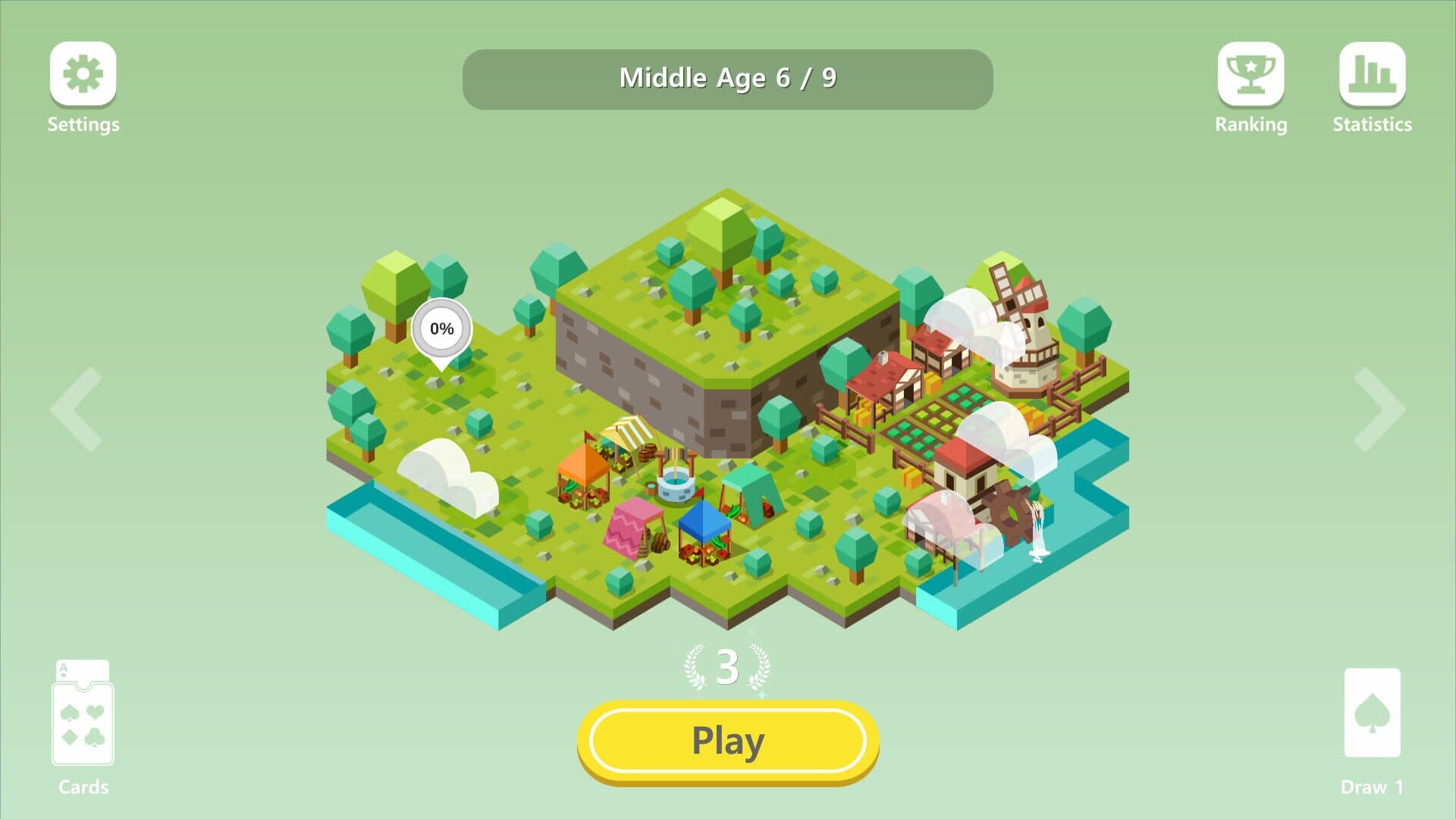 اسکرین‌شات Age of Solitaire: Build Civilization - 1