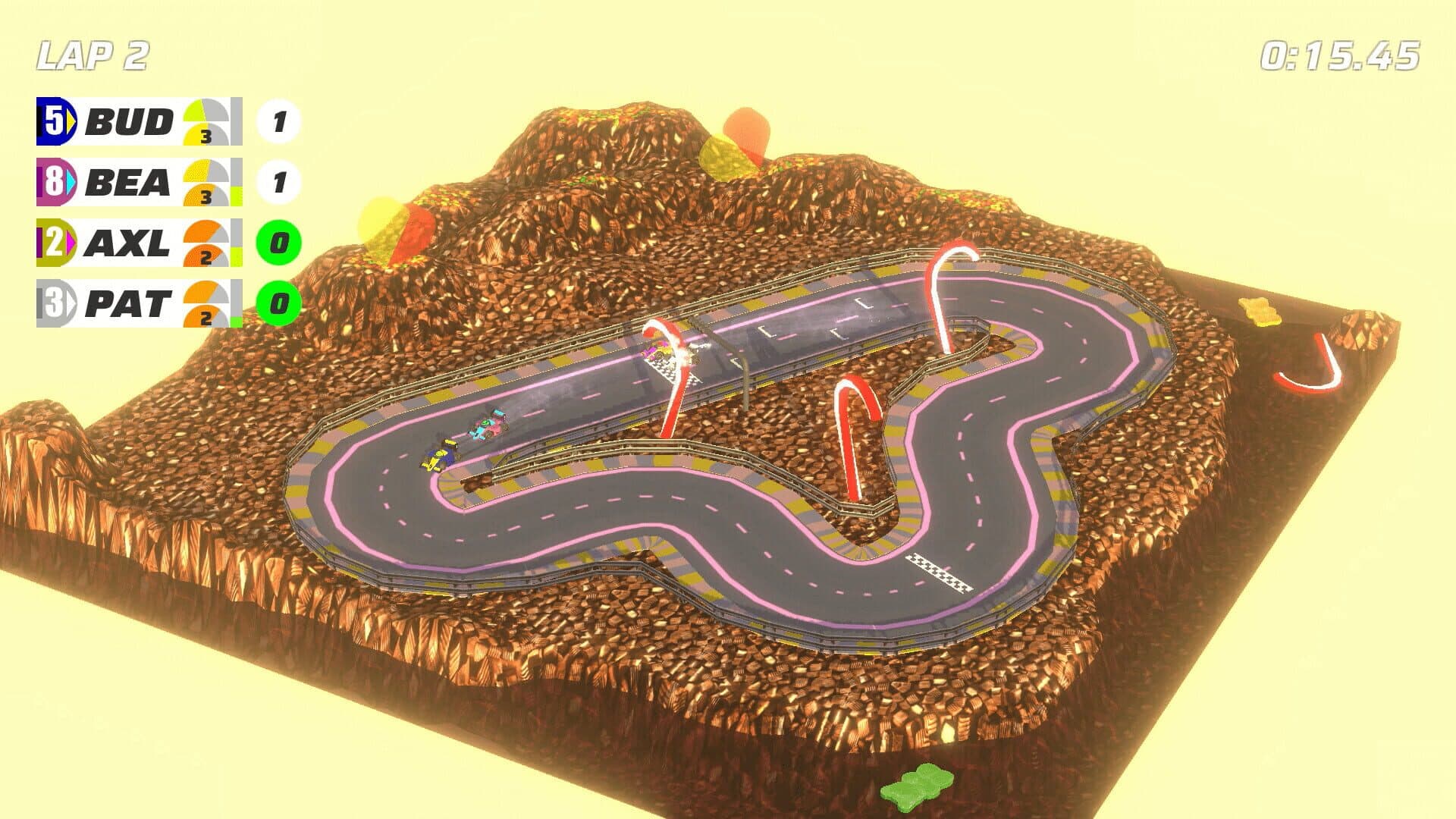 اسکرین‌شات Crashy Laps - 3