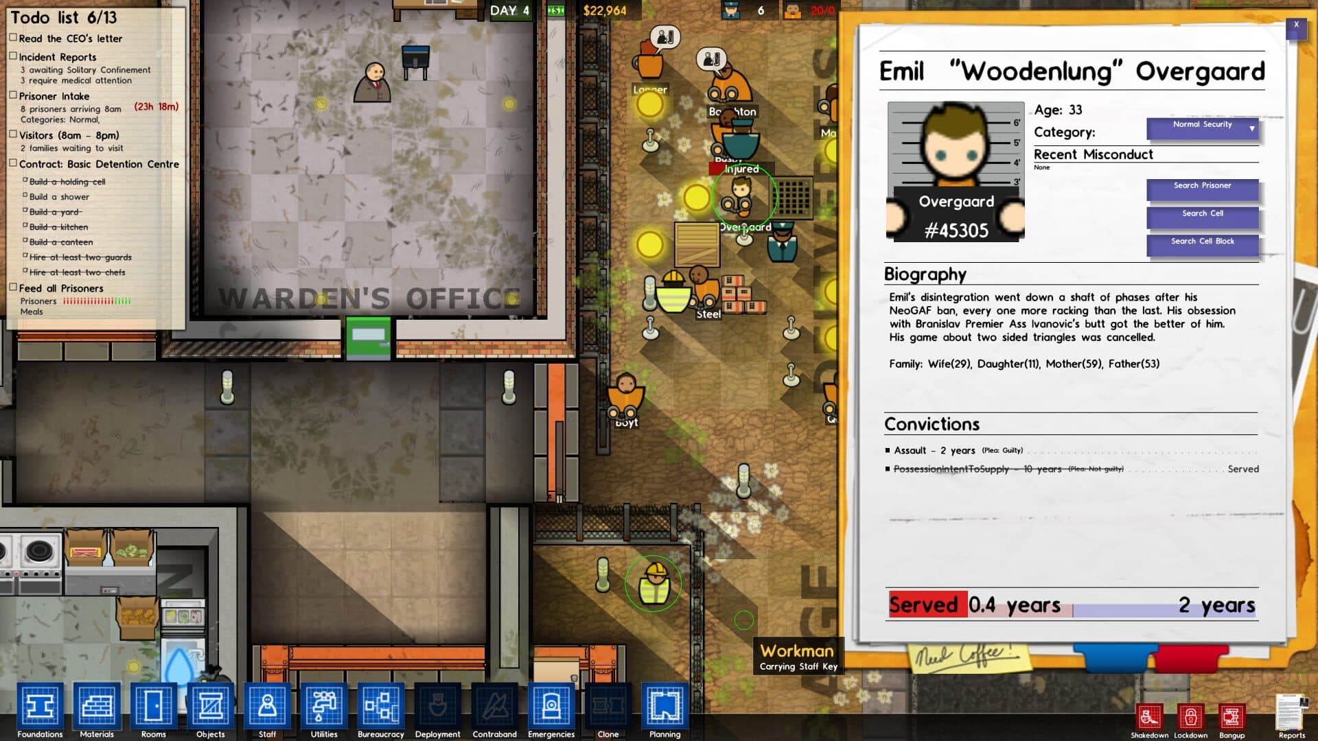 اسکرین‌شات Prison Architect - 4