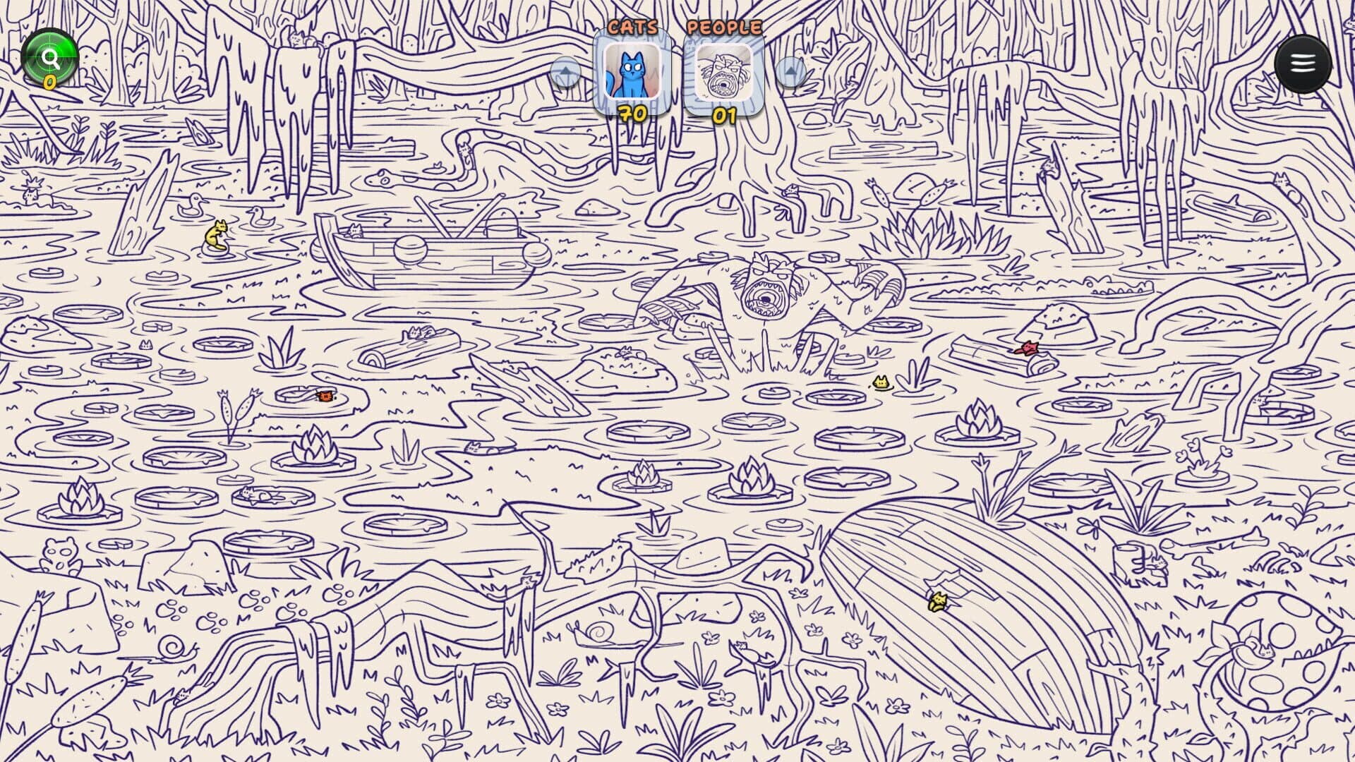 اسکرین‌شات Hidden Cats in Spooky Village - 6