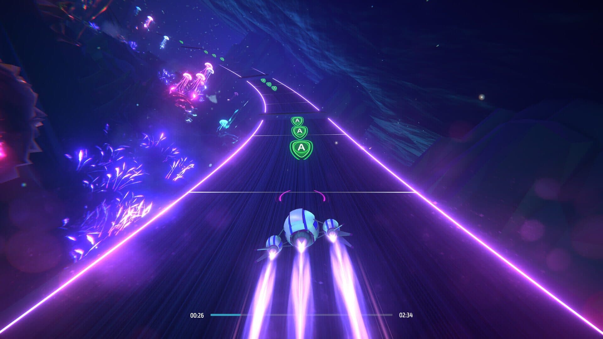اسکرین‌شات Invector: Rhythm Galaxy - 1